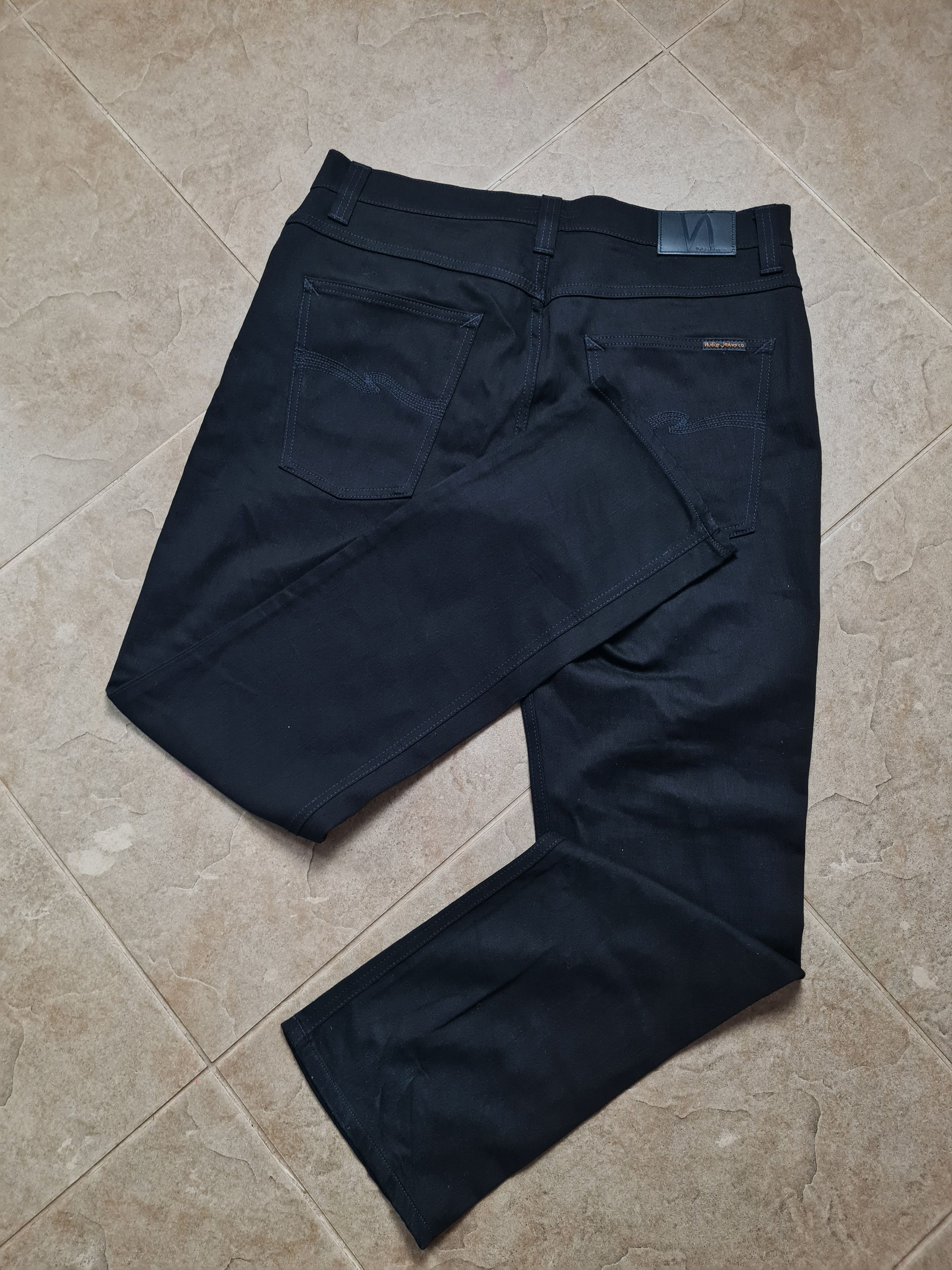 Nudie Jeans Vintage Denim Nudie Jeans Brute Knut Dry Cold Black 36/32 Size US 36 / EU 52 - 11 Thumbnail