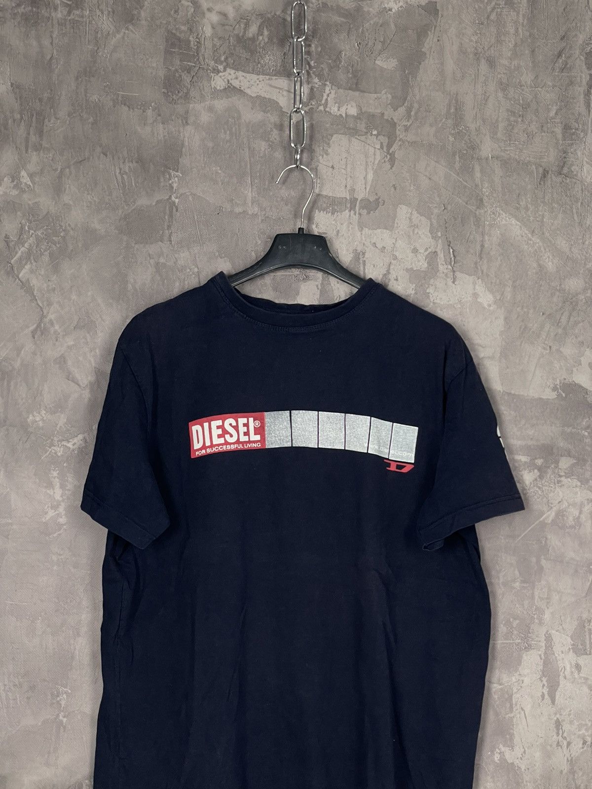 Diesel × Vintage DIESEL VINTAGE BIG LOGO T-SHIRT 90s Size US M / EU 48-50 / 2 - 2 Thumbnail