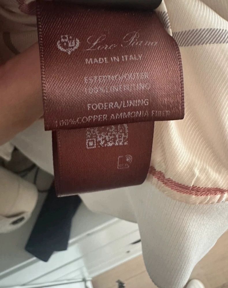 Loro Piana LORO PIANA White linen jacket Size XXL / US 16-18 / IT 52-54 - 7 Thumbnail