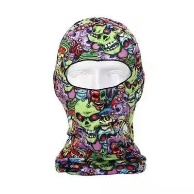 Japanese Brand × Vintage Skulls Reapers Zombies Thin Balaclava Ski Mask Head Facemask Size ONE SIZE - 1 Thumbnail