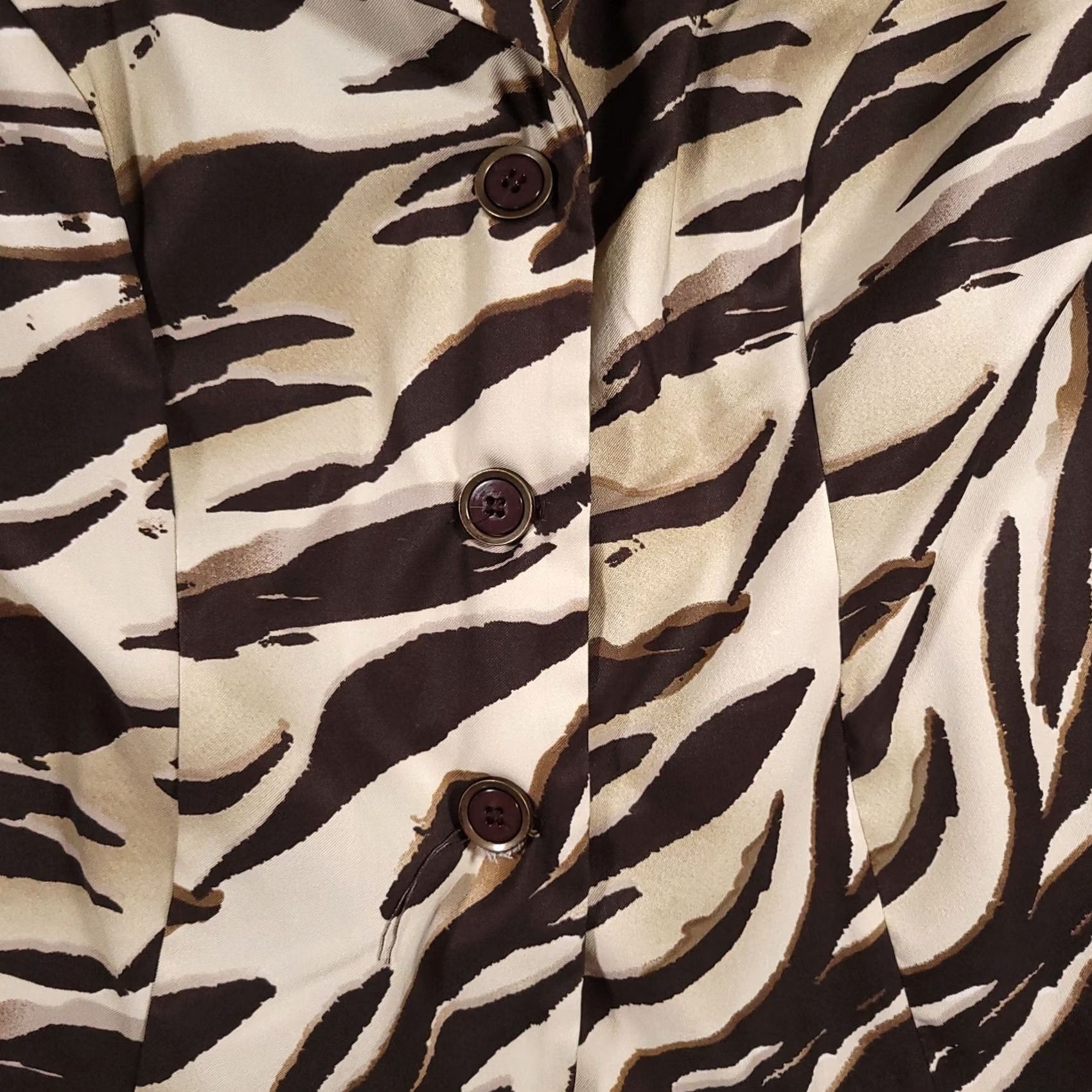 Vintage Vintage Dress Barn Blazer Womens Medium Animal Print Jacket Size M / US 6-8 / IT 42-44 - 4 Thumbnail