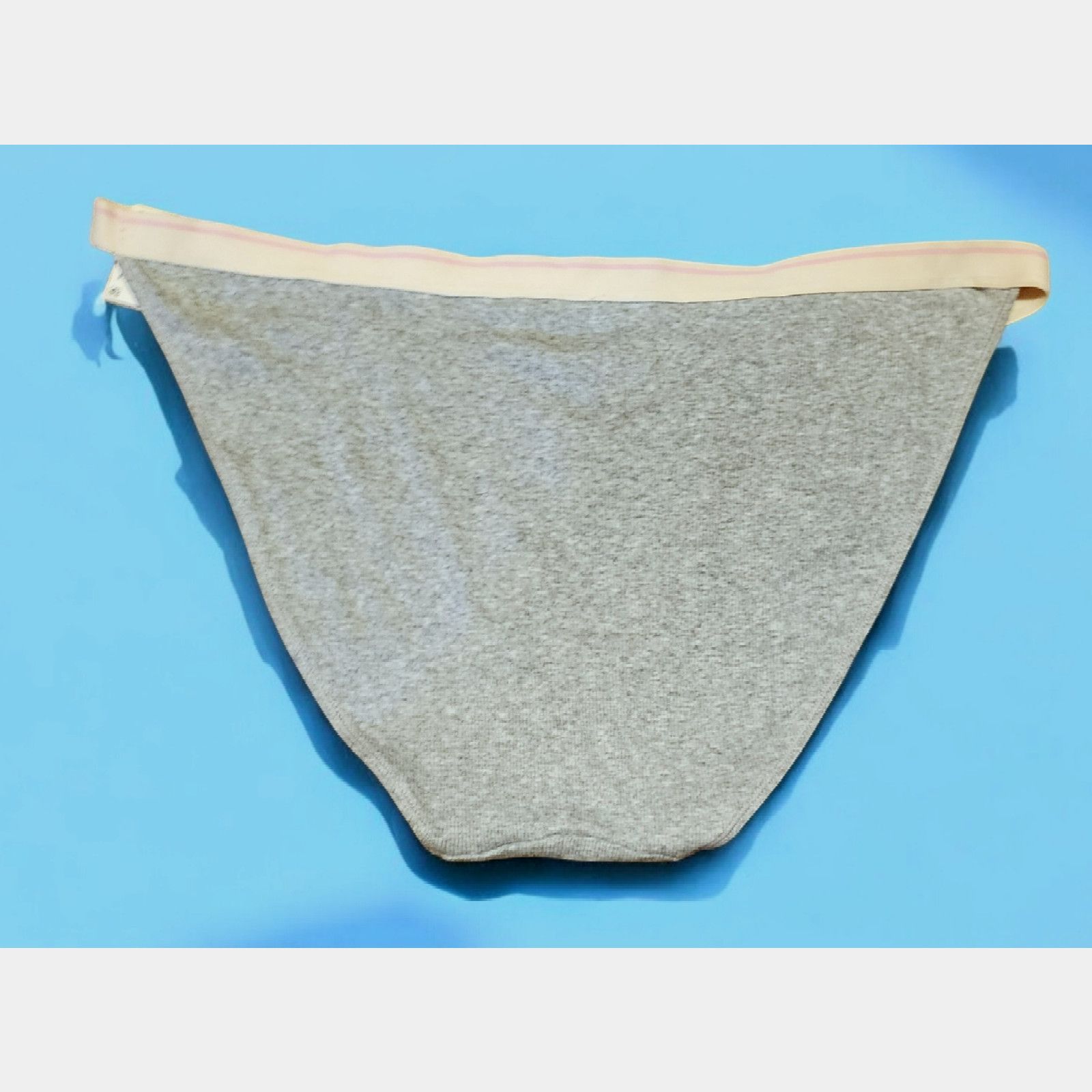 Other Lingerie Hipster Panty Gray ribbed cotton XXL Size ONE SIZE - 2 Thumbnail