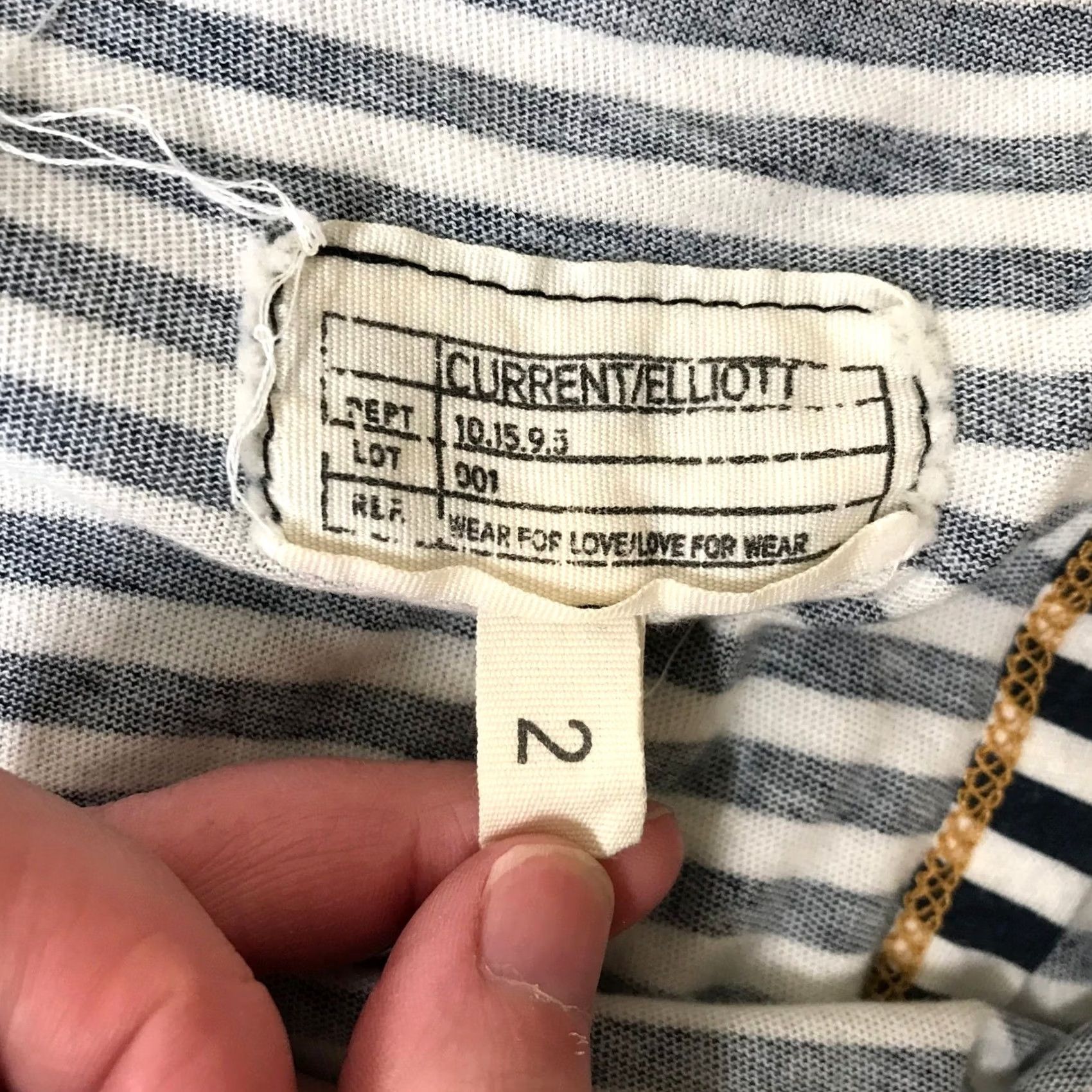 Vintage VINTAGE? - (No, not vintage) The Crossback Muscle Tee Blue Stripe Cotton Size 2 Size XS / US 0-2 / IT 36-38 - 7 Thumbnail