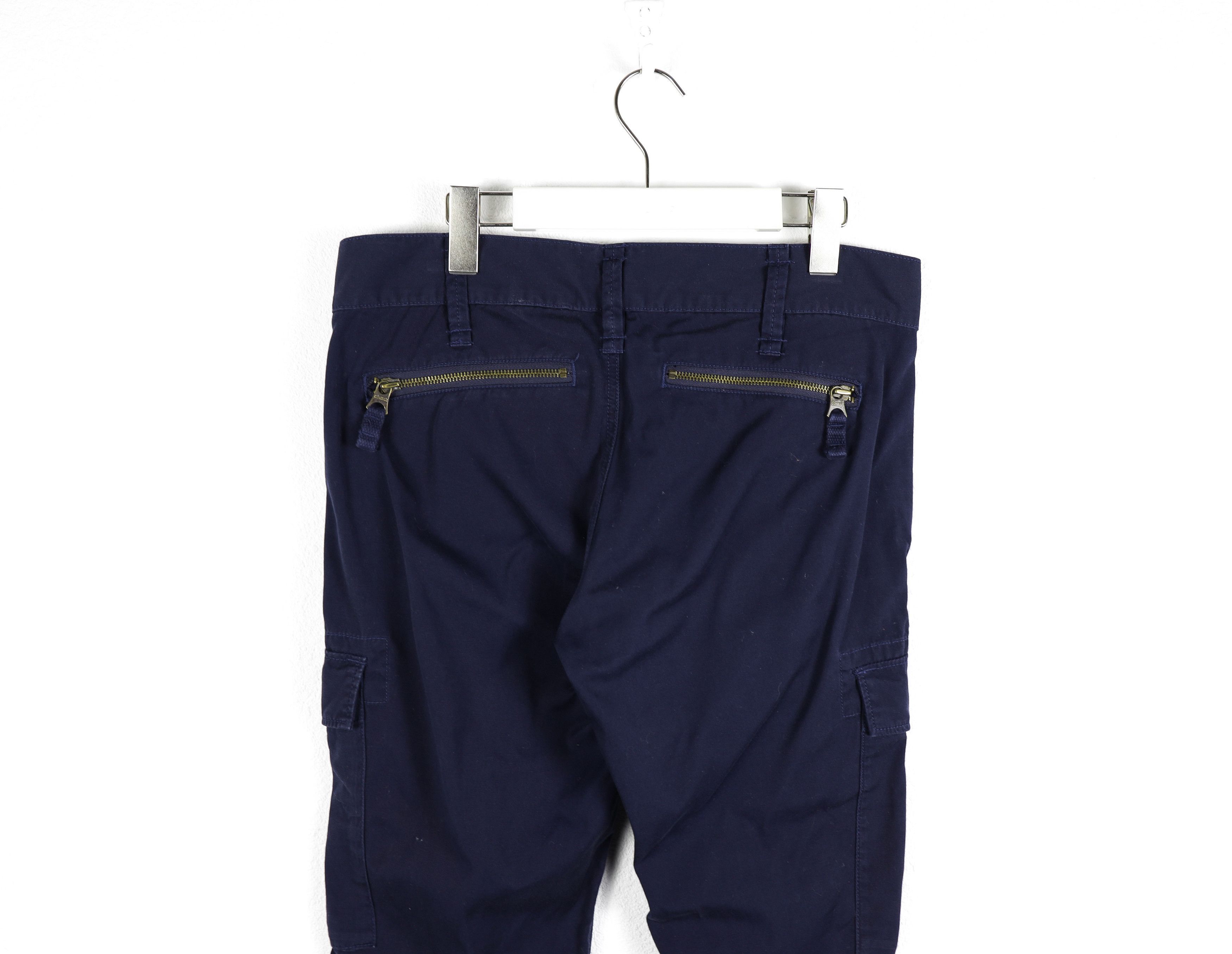 Polo Ralph Lauren × Ralph Lauren Sport Vintage Polo Ralph Lauren Sport Biker Cargo Pants Trousers Size 32" / US 10 / IT 46 - 9 Thumbnail