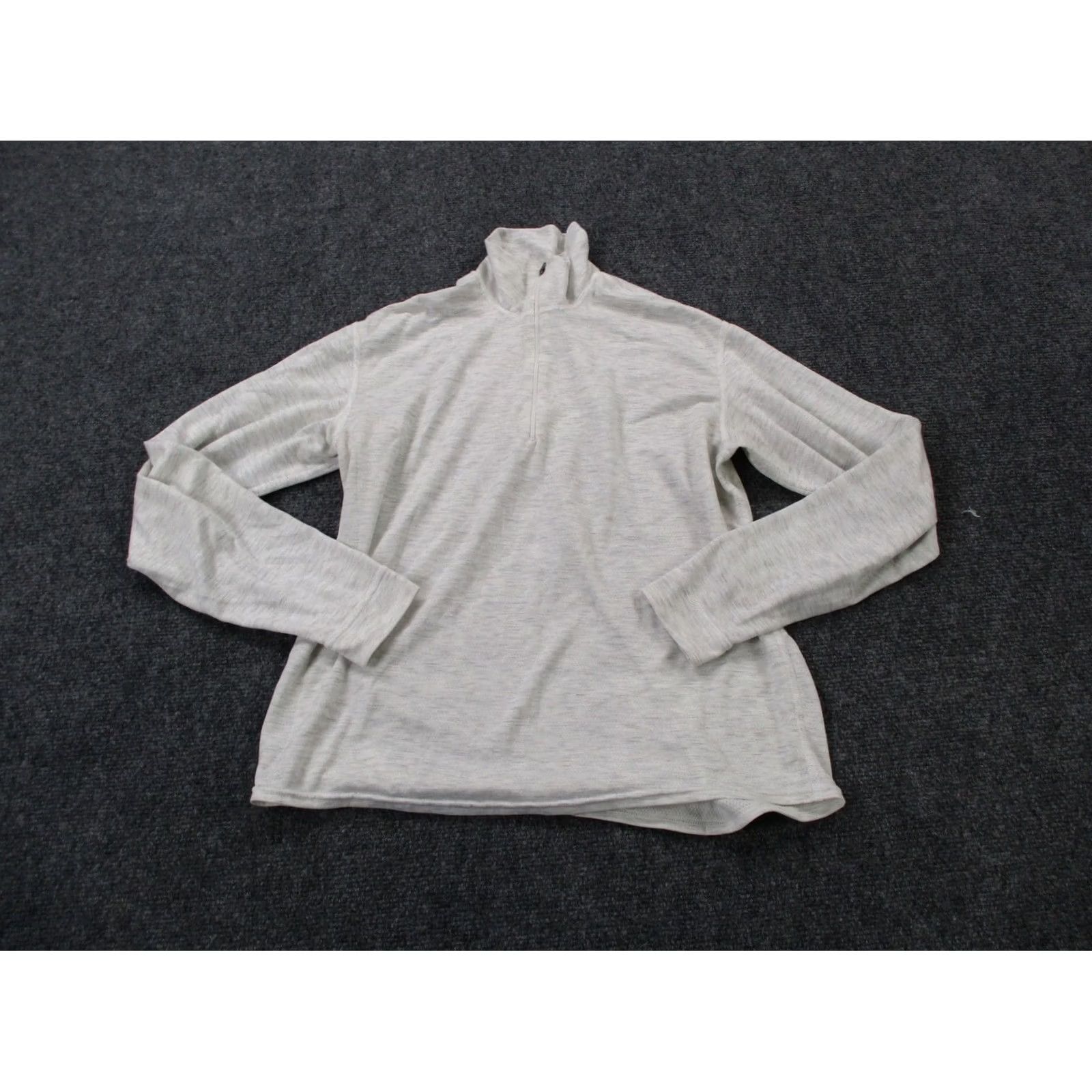 Patagonia Nike Shirt Womens Jacket M Capilene White Outdoor Windbreaker 1/4 Zip Thermal Lightweight Logo USA Made Decade Outdoor Size M / US 6-8 / IT 42-44 - 2 Thumbnail