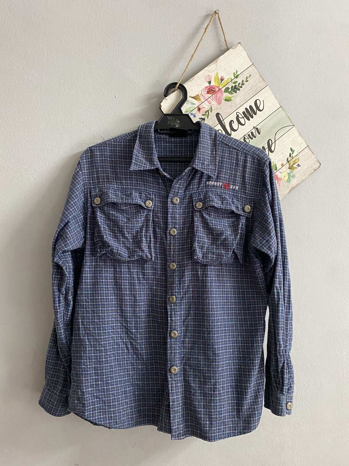 Japanese Brand × Vintage Vintage 90-00 Badboy Flannel Size US M / EU 48-50 / 2 - 1 Thumbnail