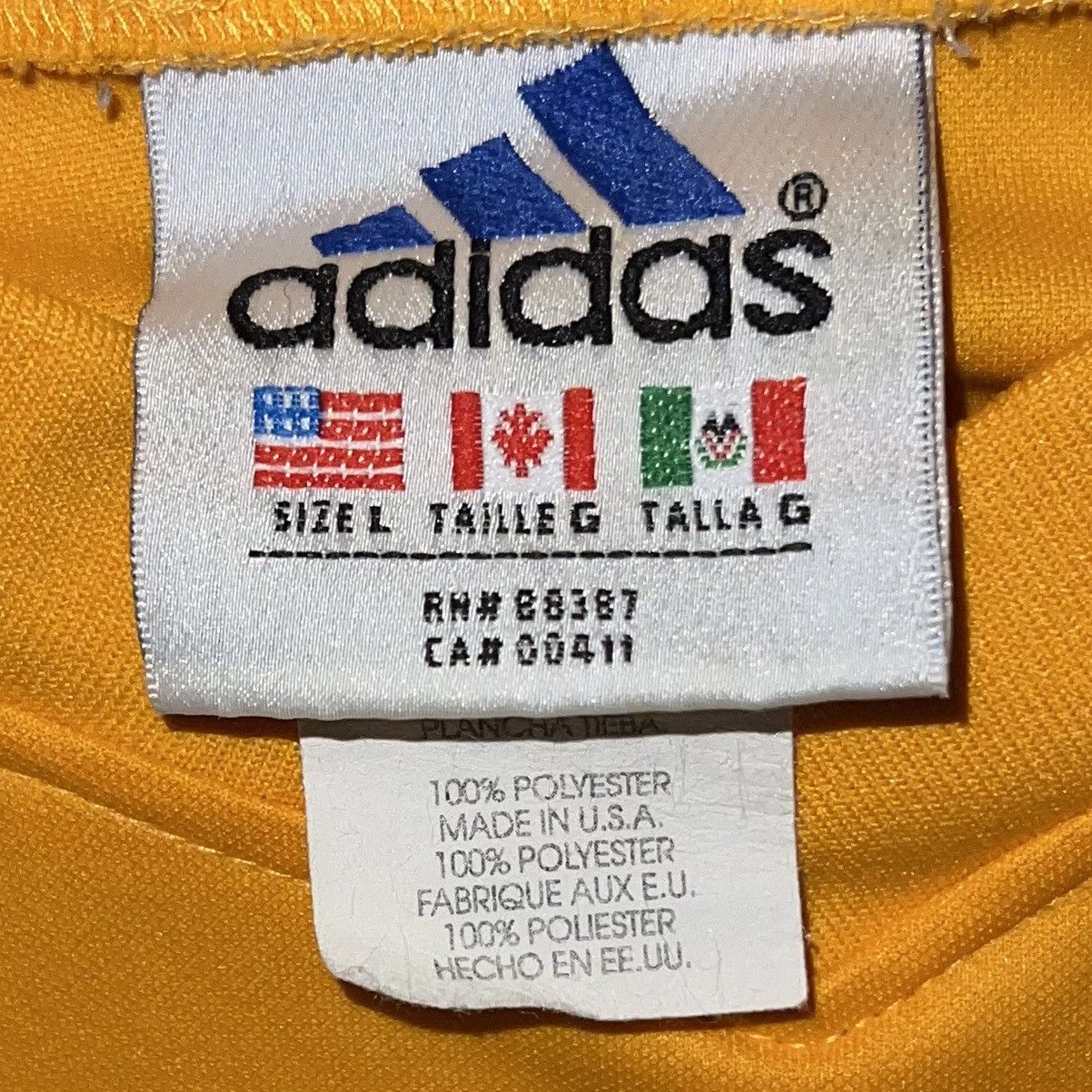 Adidas × Vintage Vintage Adidas Soccer Style Shirt Size US L / EU 52-54 / 3 - 6 Thumbnail