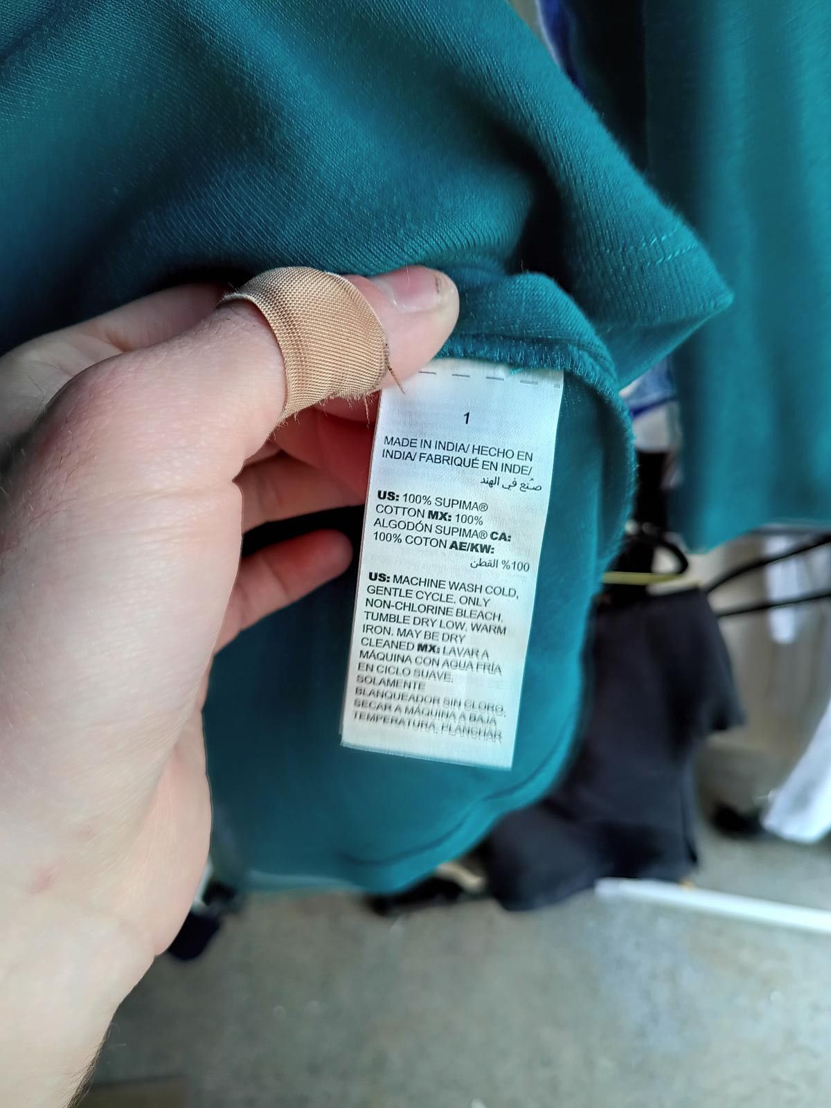 Chicos Chico's The Ultimate Tee - Long Sleeve Top in Teal Size S / US 4 / IT 40 - 4 Thumbnail
