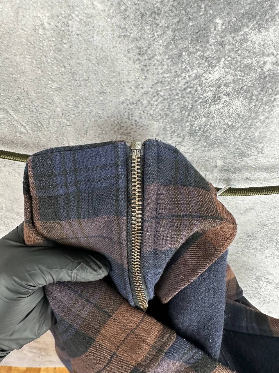 Reiss REISS Etzio Zip-Up Through Checked Overshirt Jacket Wool Size US S / EU 44-46 / 1 - 11 Thumbnail