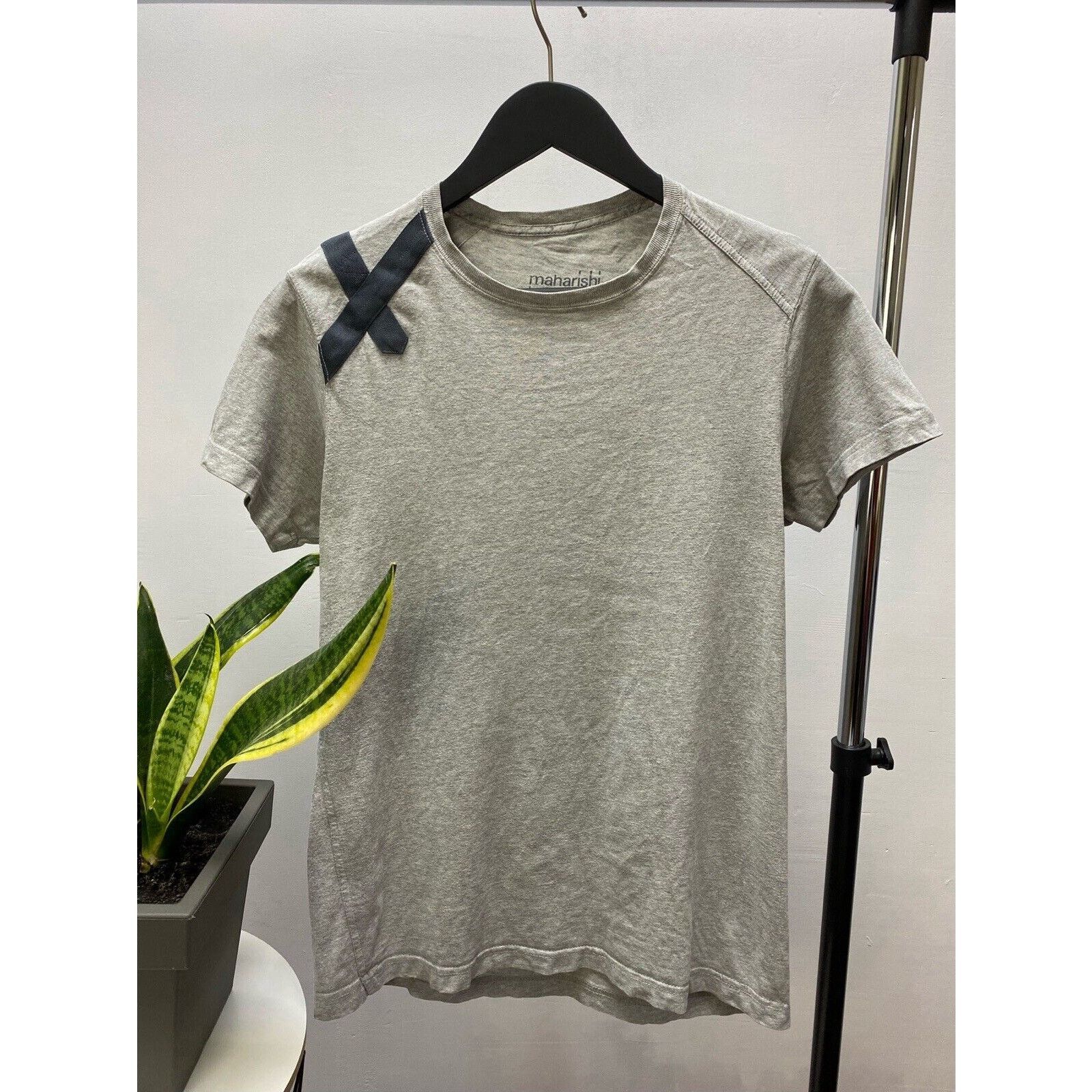 Maharishi Maharishi Hardy Bleacman Artwork T Shirt Size M Grey Men Size US M / EU 48-50 / 2 - 6 Thumbnail