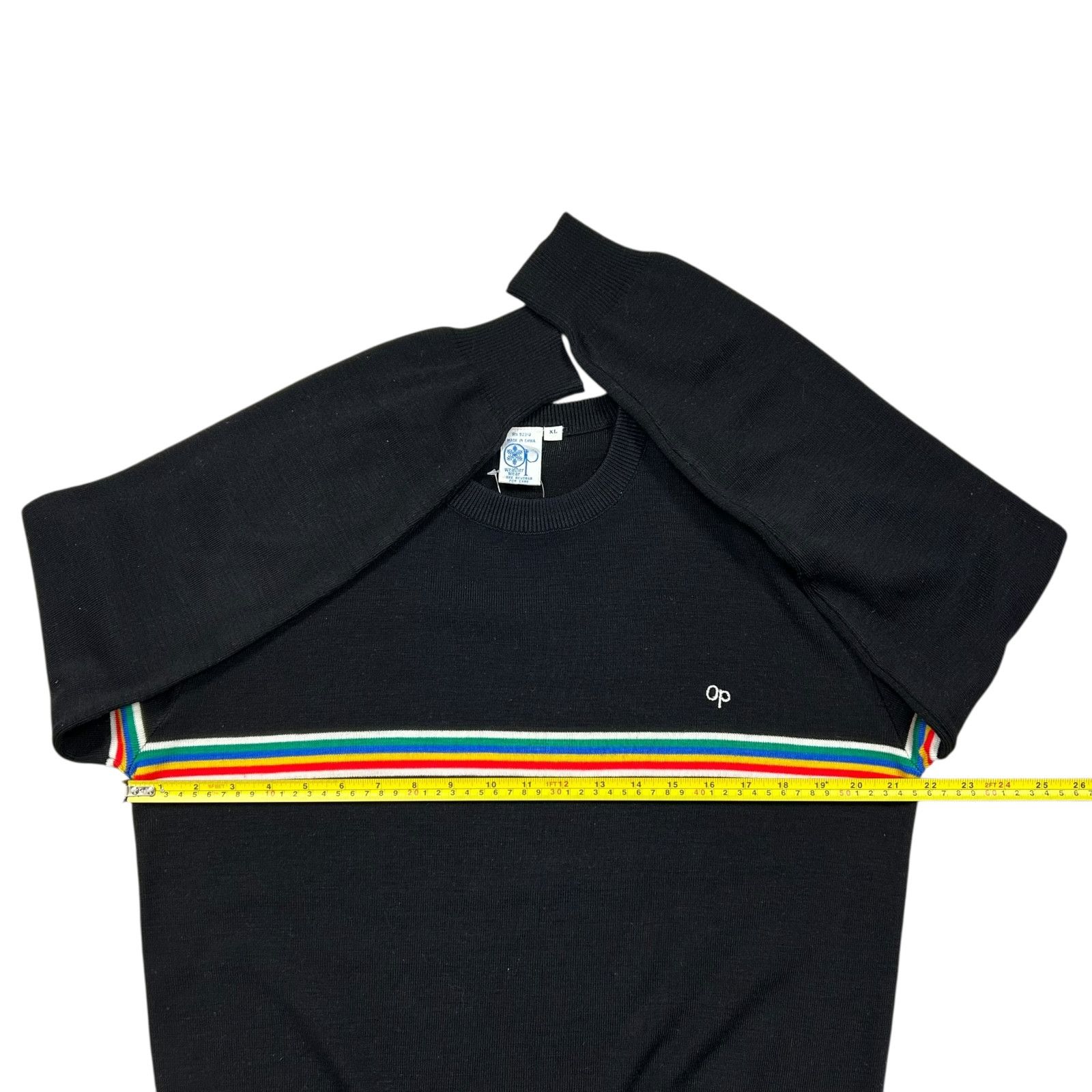 Ocean Pacific VTG OP OCEAN PACIFIC RAINBOW STRIPED CREWNECK SWEATER XL Size US XL / EU 56 / 4 - 7 Thumbnail