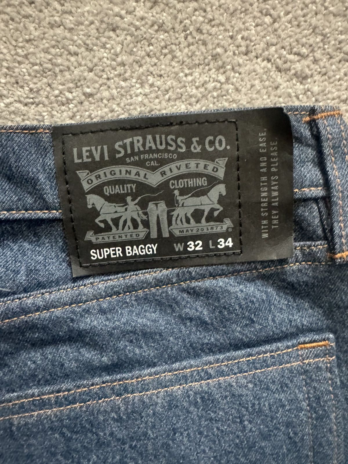 Levi's Levi Patched Jeans Size US 34 / EU 50 - 3 Thumbnail