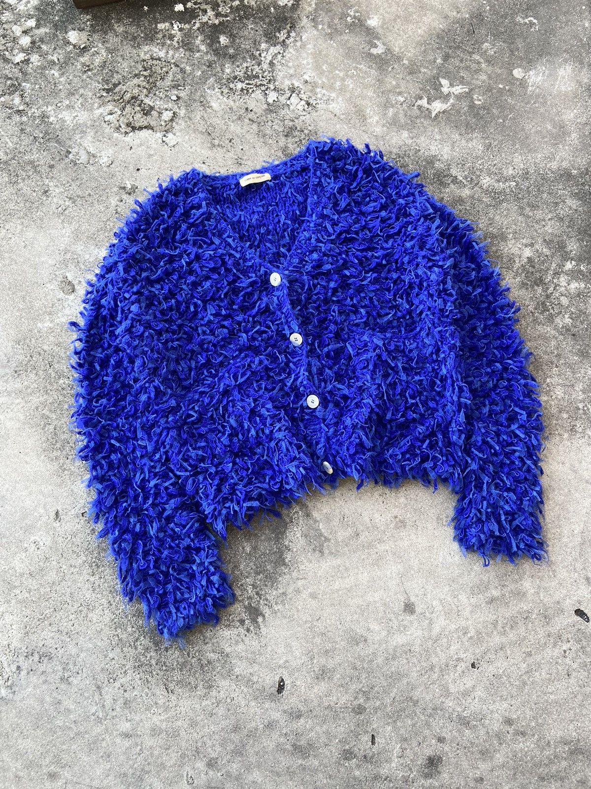 Comme des Garcons × Comme des Garcons Homme AD1989 Comme Des Garcons Shagy Cardigan Size US M / EU 48-50 / 2 - 3 Thumbnail