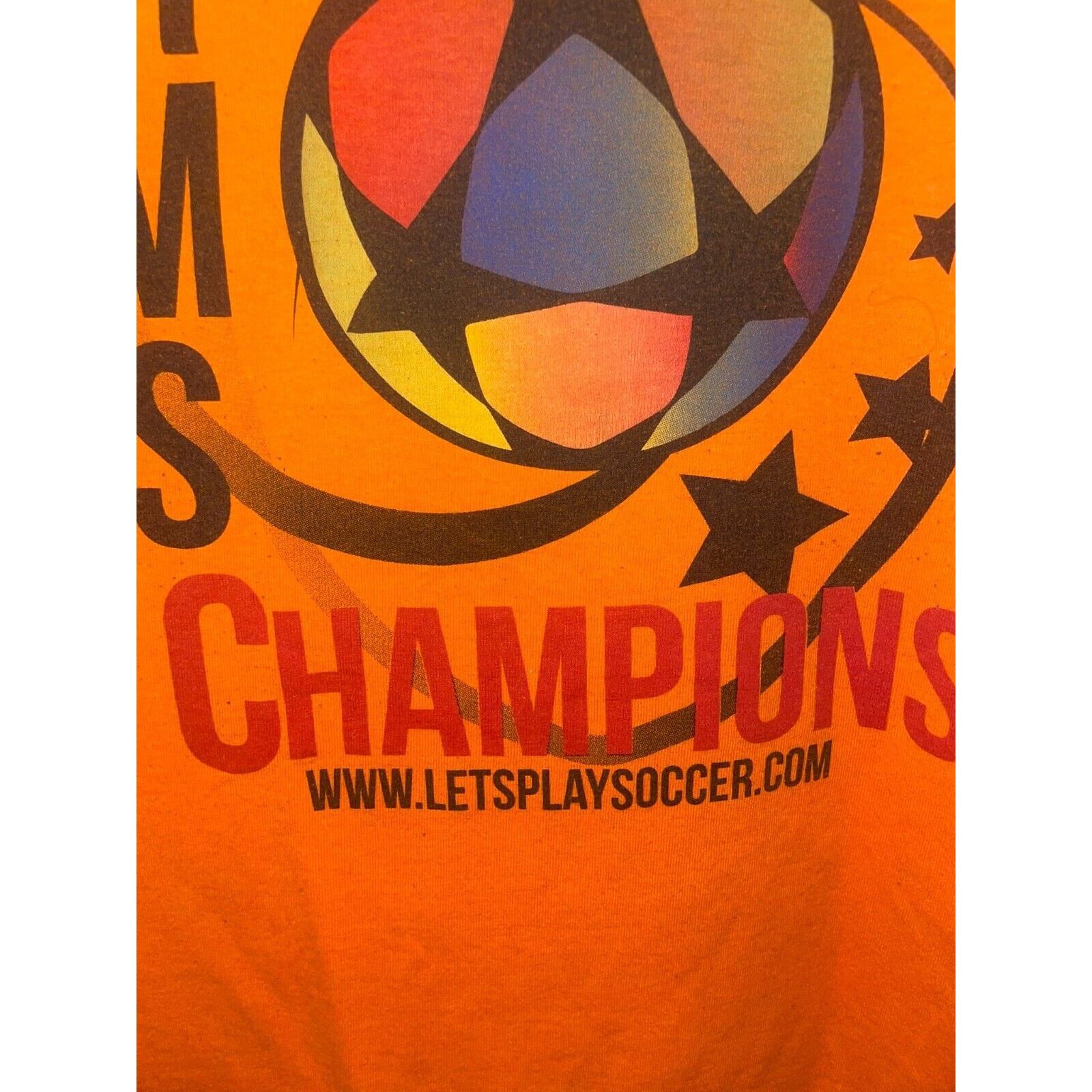 Gildan RMC Soccer Champions Shirt Orange XL Champions League Tee Size US XL / EU 56 / 4 - 4 Thumbnail