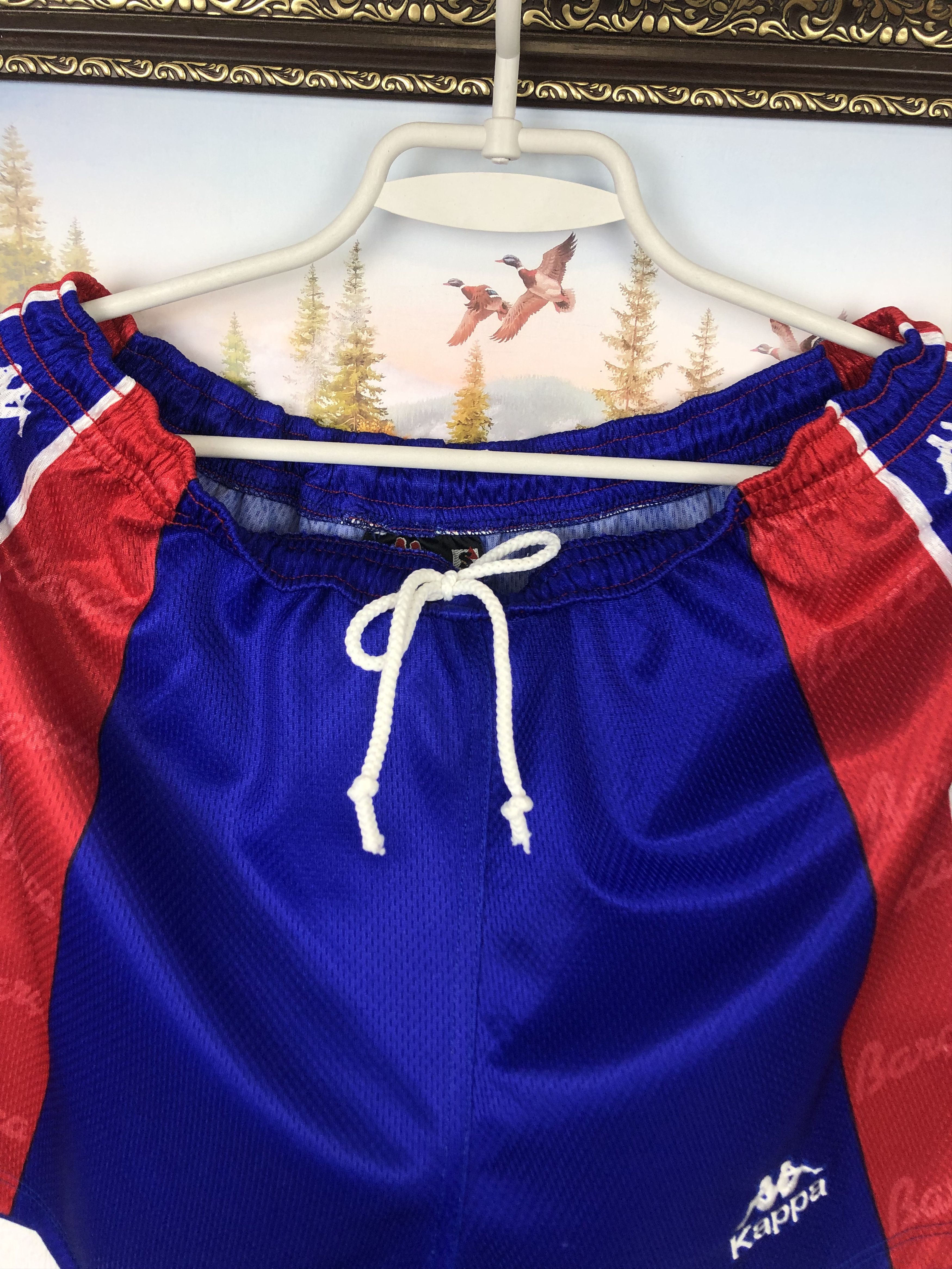 Kappa Vintage Kappa FC Barcelona Football Shorts Soccer Blue S/M Size US 32 / EU 48 - 6 Thumbnail