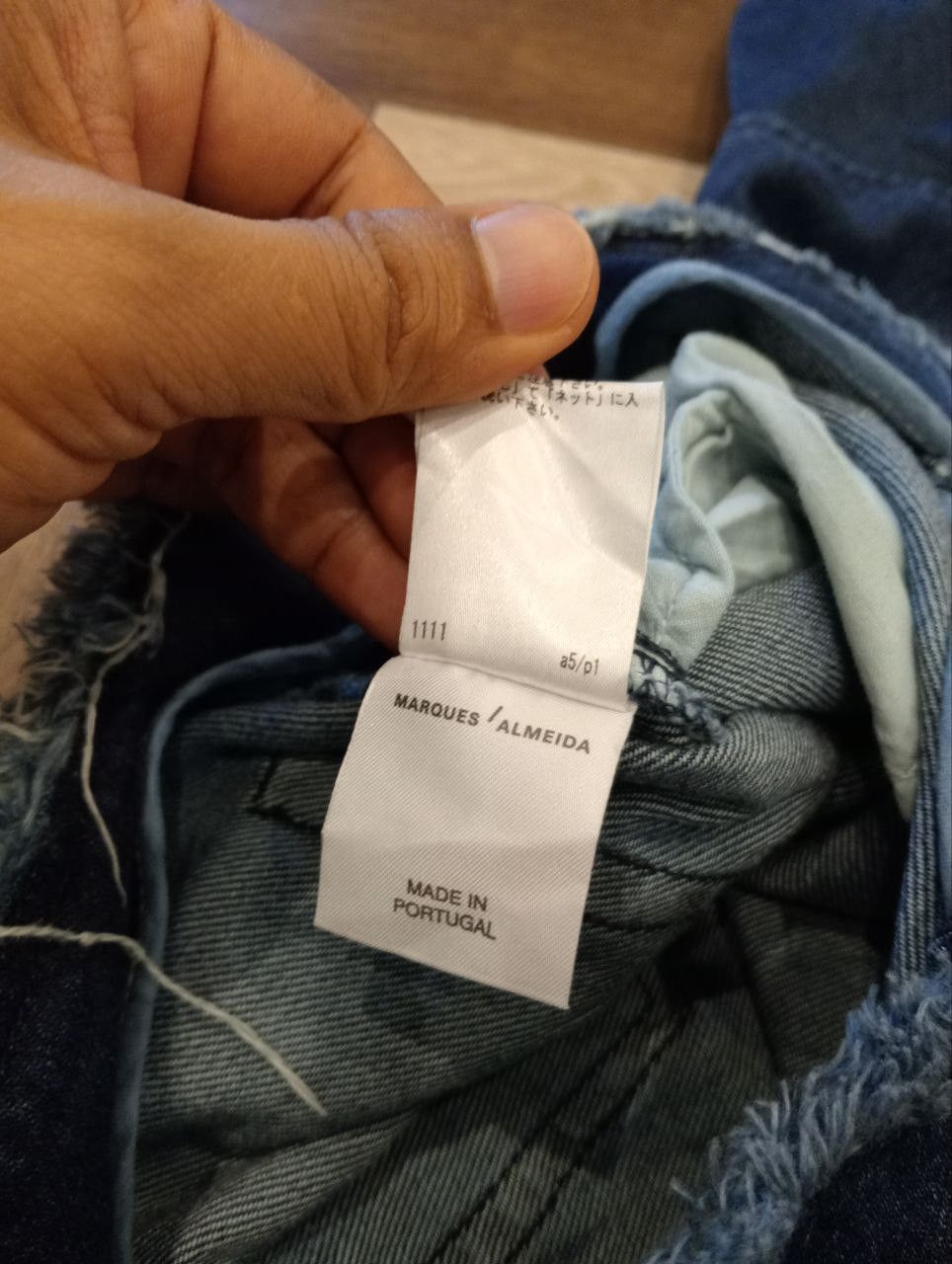 Marques'Almeida MARQUES ALMEIDA INDIGO DENIM ASYMMETRIC SKIRT Size 27" / US 4 / IT 40 - 14 Thumbnail