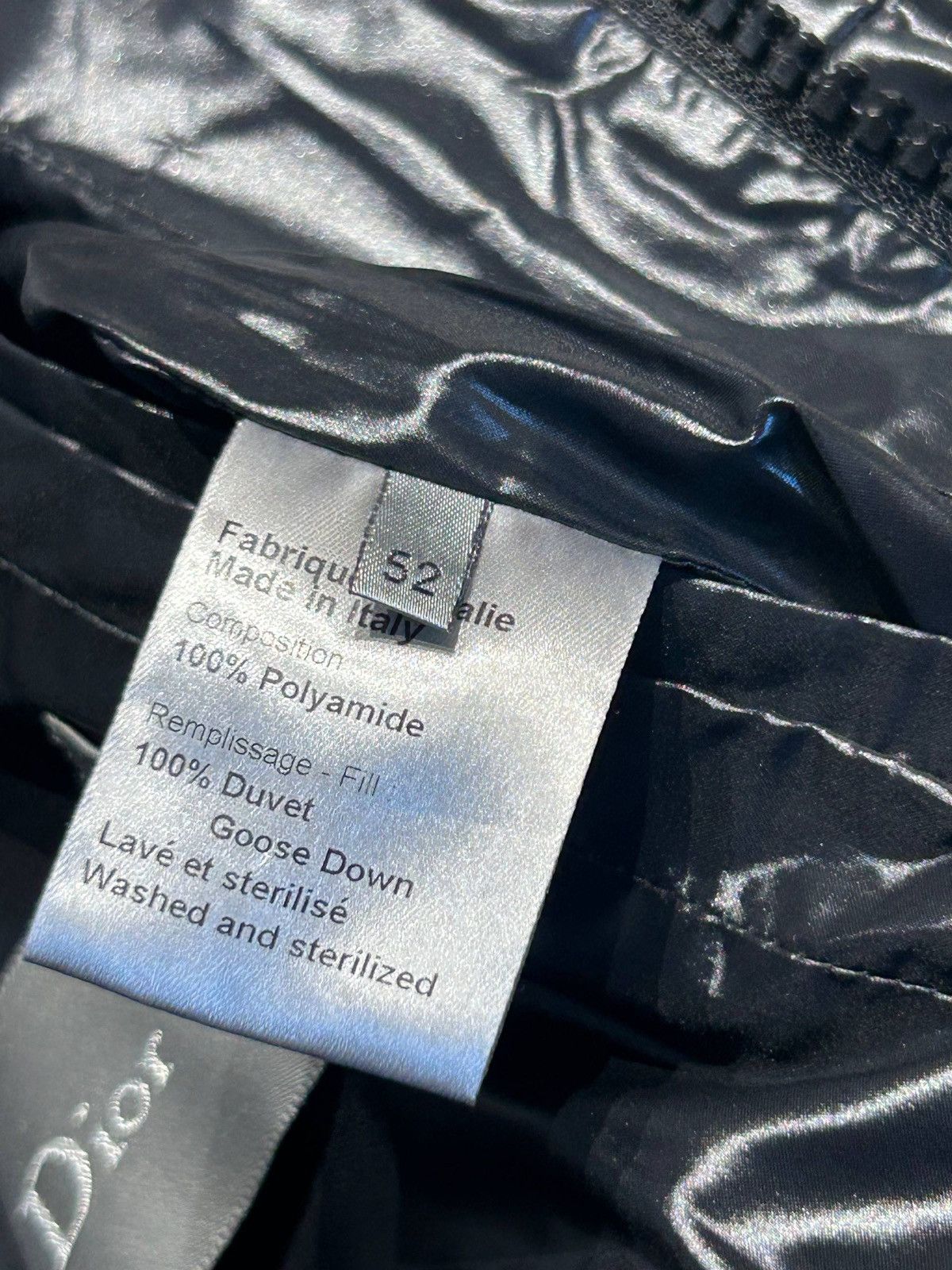 Dior DIOR Homme SLIMANE Black Down Aviator Jacket Collectors 2007 Size US L / EU 52-54 / 3 - 11 Thumbnail