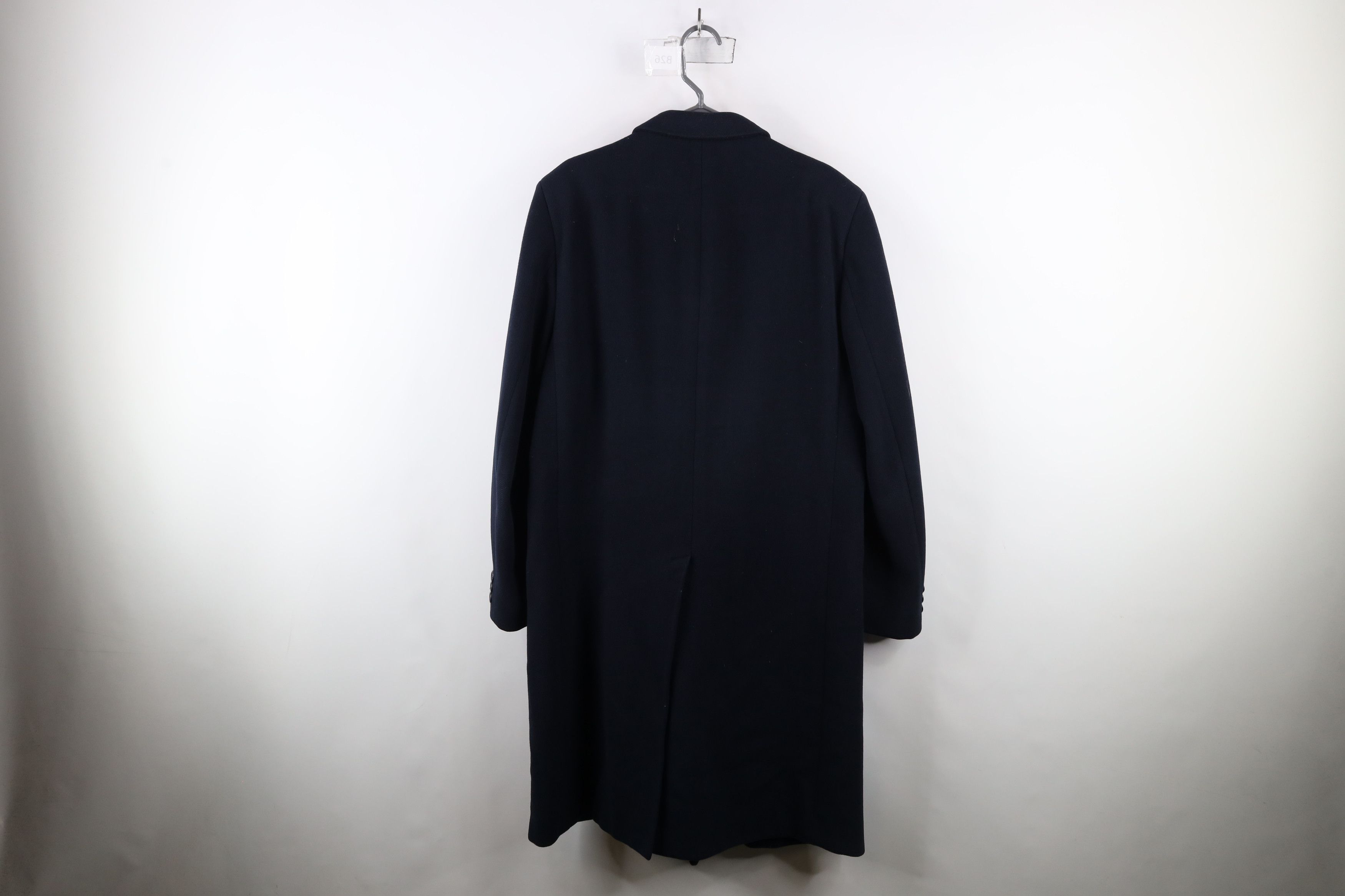Vintage Vintage 90s Streetwear Double Breasted Overcoat Blue USA Size US XL / EU 56 / 4 - 14 Thumbnail
