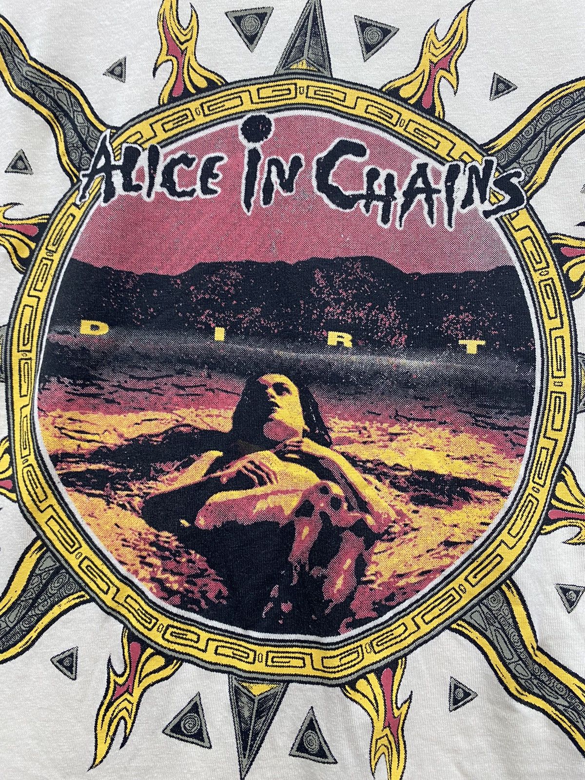 Band Tees 💥ALICE IN CHAIN grunge band dirt album distressed tee shirt Size US M / EU 48-50 / 2 - 4 Thumbnail