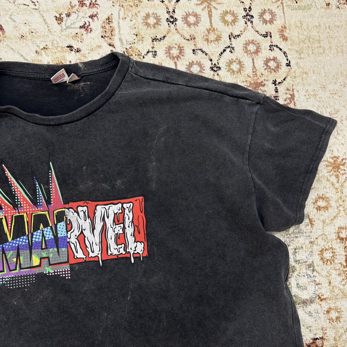 Marvel Comics × Vintage Vintage Marvel T-shirts Big Logo Grunge Style Y2K 00s Size US XXL / EU 58 / 5 - 5 Thumbnail