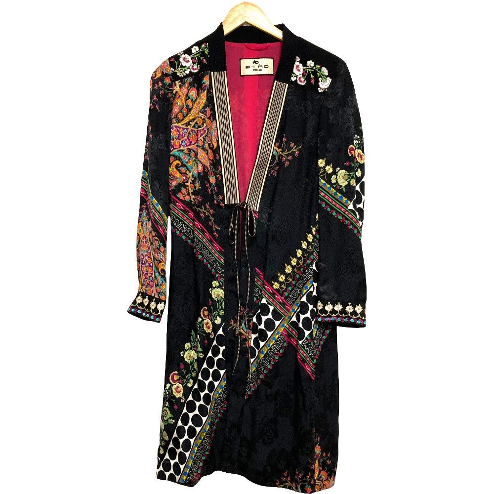 Etro Etro ETRO Jacquard Long Cardigan Textile Tops DUTY FREE for USA Size ONE SIZE - 1 Thumbnail