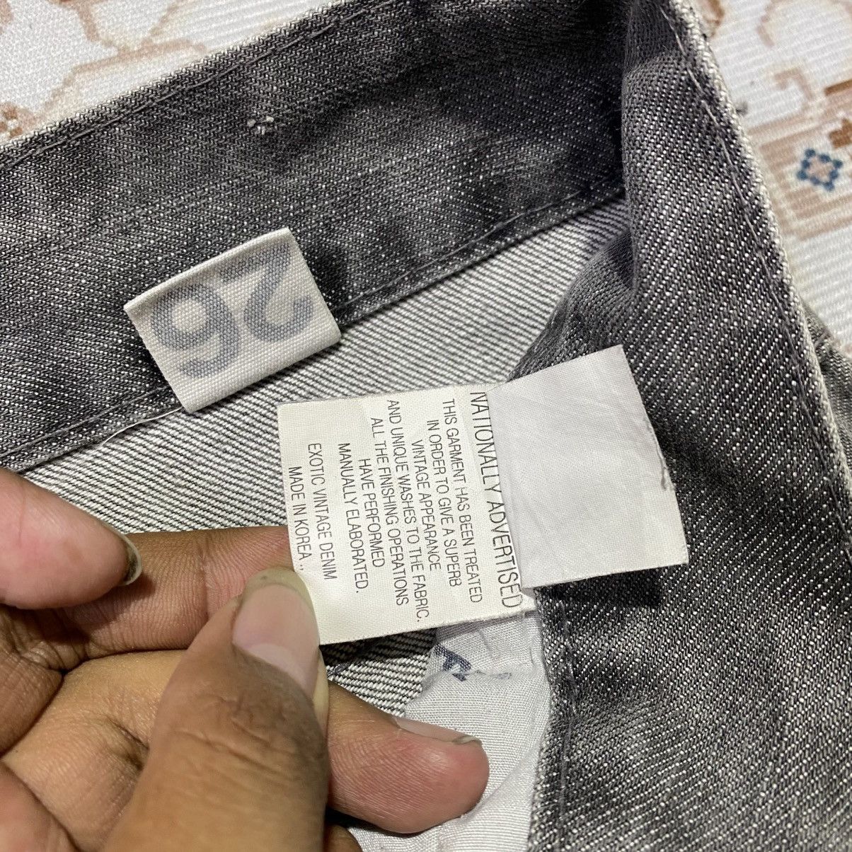 If Six Was Nine × Le Grande Bleu (L.G.B.) 2000s Y2K Lolita Jeans Crossback Grey Washed Jeans Size US 30 / EU 46 - 9 Thumbnail
