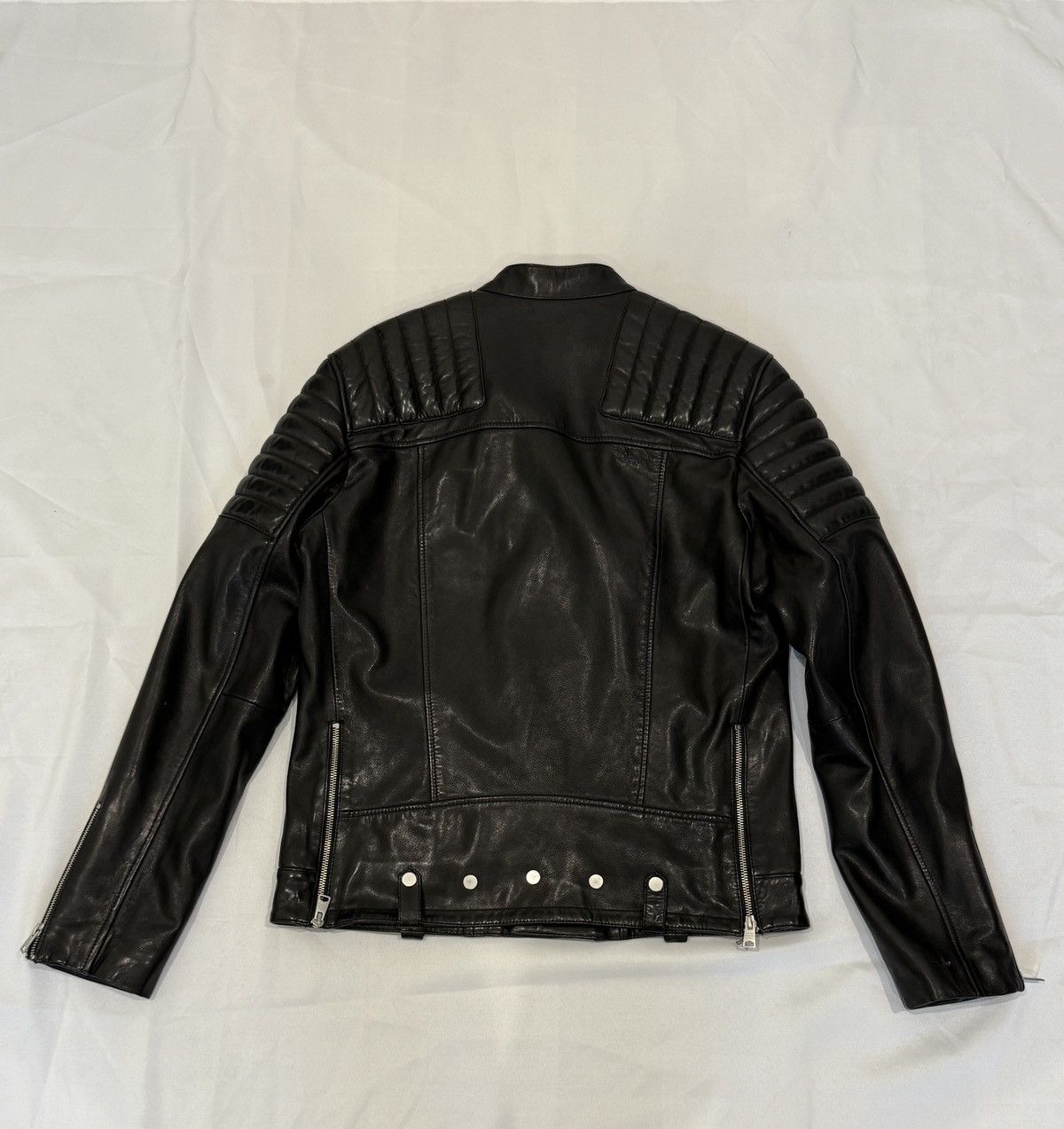 Allsaints Allsaints Silas Leather Jacket M Size US M / EU 48-50 / 2 - 2 Thumbnail
