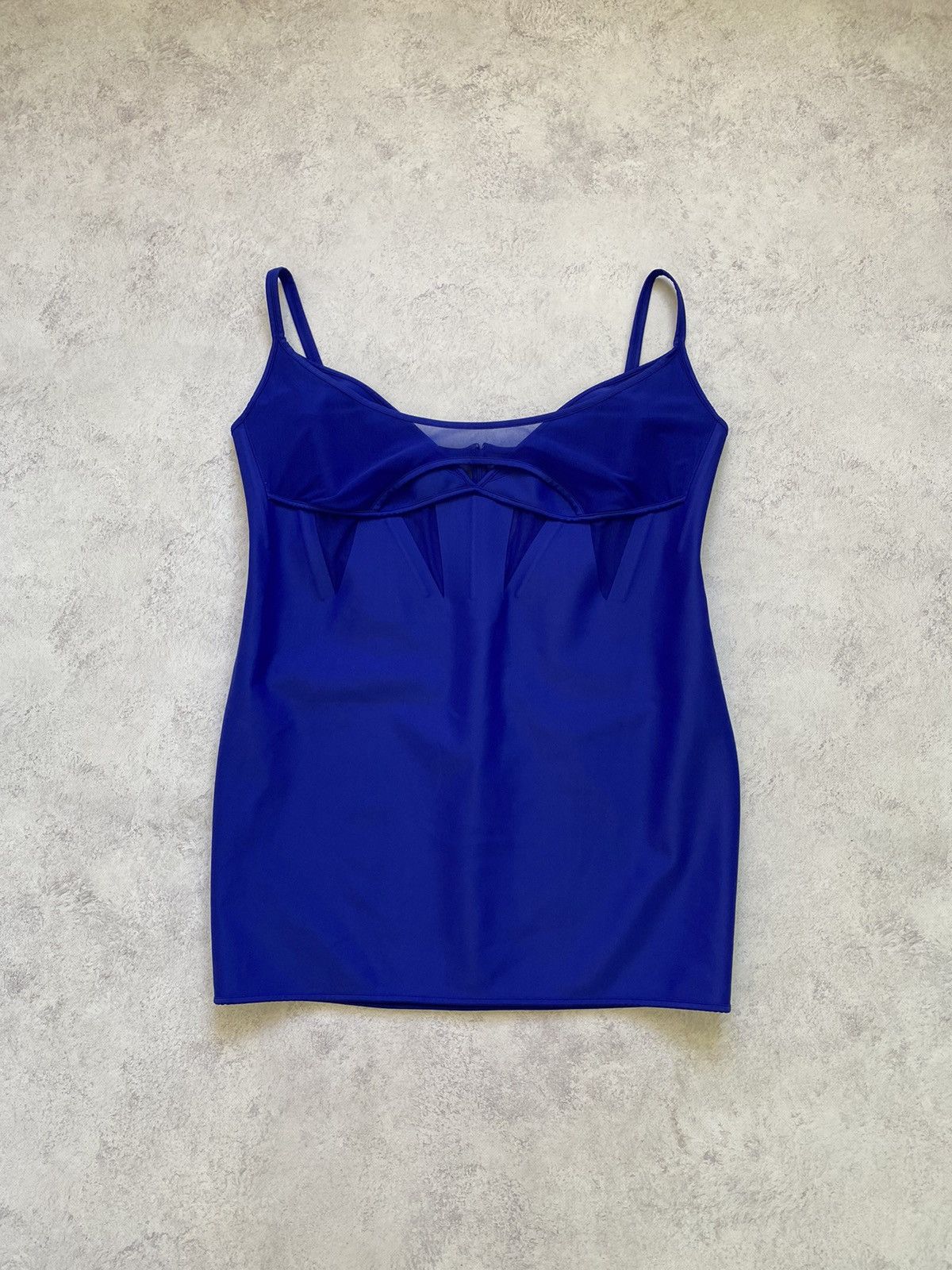 H&M × Mugler MUGLER X H&M Blue Corset Body Con Mini Dress Size XL Size XL / US 12-14 / IT 48-50 - 2 Thumbnail