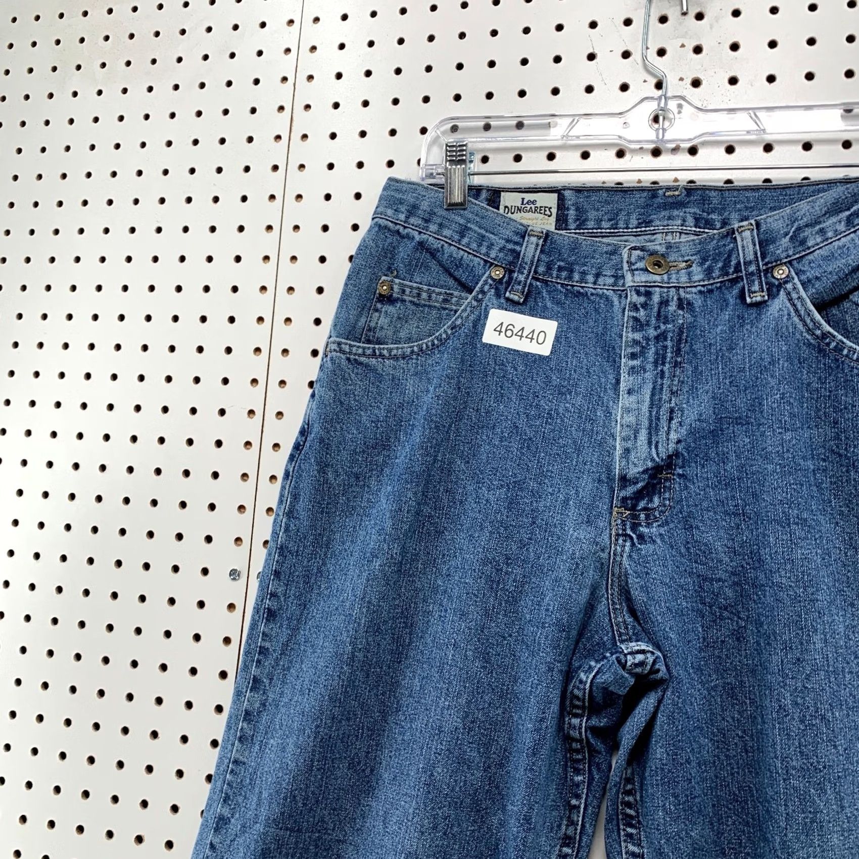 Lee VINTAGE Lee Dungaree Jeans Mens 32x30.5 Tag 33x32 Blue Denim Baggy Wide Leg Size US 30 / EU 46 - 4 Thumbnail
