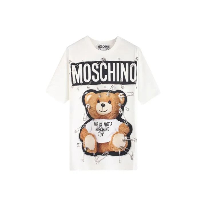 Moschino Teddy Bear Print Cotton T-Shirt 0079