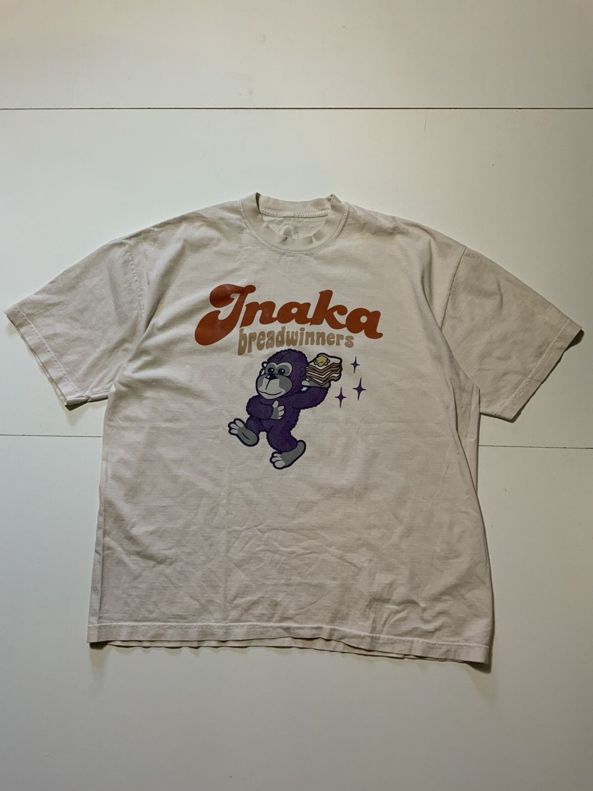 Other Inaka Power Breadwinners Purple Gorilla Graphic S/S T-Shirt Size US XL / EU 56 / 4 - 2 Thumbnail