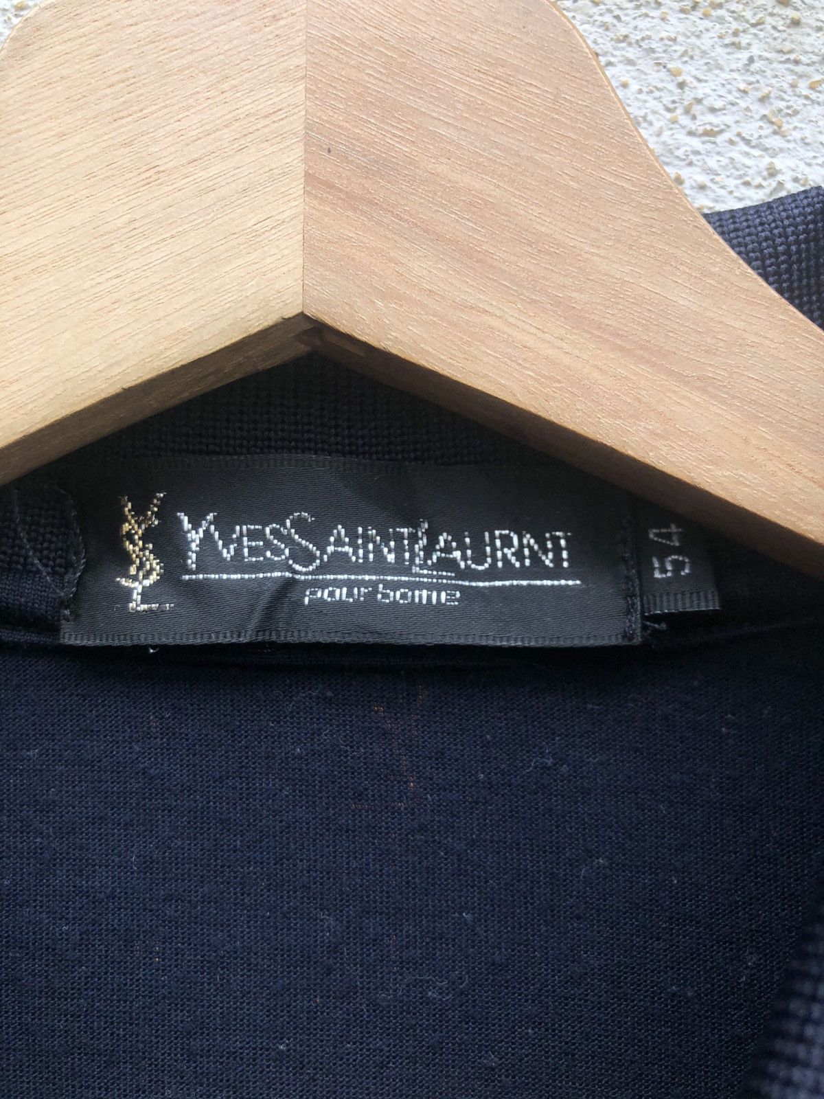 Vintage × Yves Saint Laurent Vintage YSL Yves Saint Laurent FullPrint Polos Size US L / EU 52-54 / 3 - 3 Thumbnail