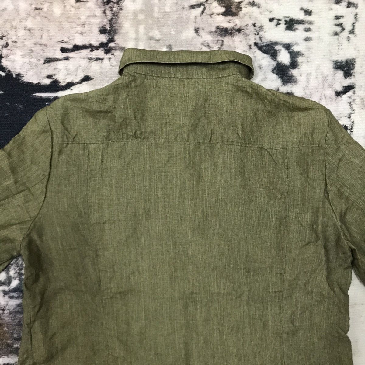 Japanese Brand × Mademoiselle Non Non × Vintage Madmoiselle Non Non Pocketed Button Up Colared Neck Denimtop Size S / US 4 / IT 40 - 10 Thumbnail