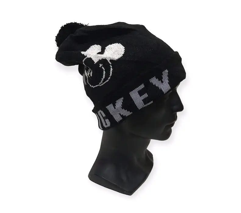 image of Disney Mickey Mouse Bobble Beanie Hat, Men's
