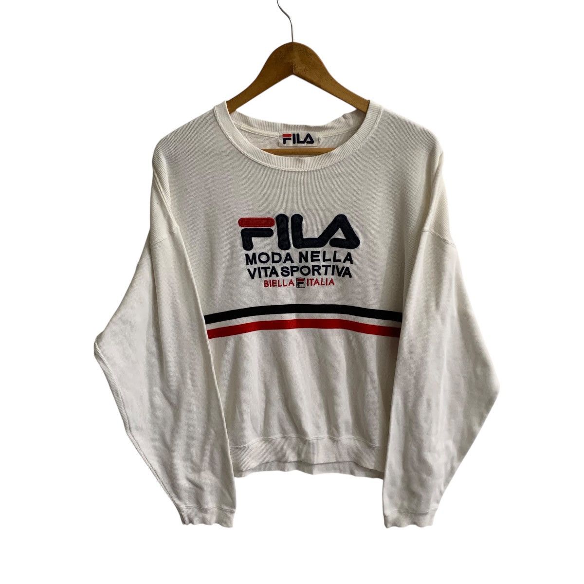 Vintage Vintage Fila Sweatshirt Crop top women medium Size US M / EU 48-50 / 2 - 1 Thumbnail