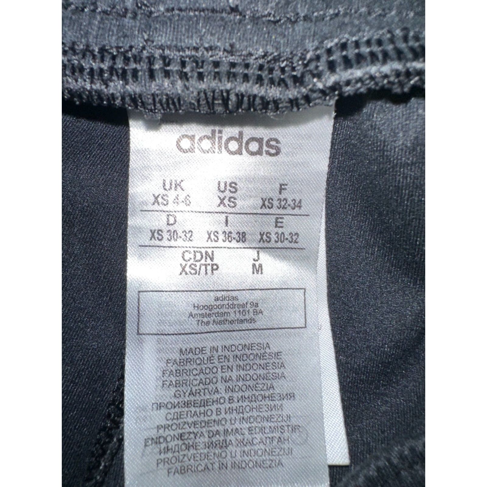 Adidas adidas Pants XS Black Athletic Gym Workout Jogger Mens Size US 27 - 3 Thumbnail