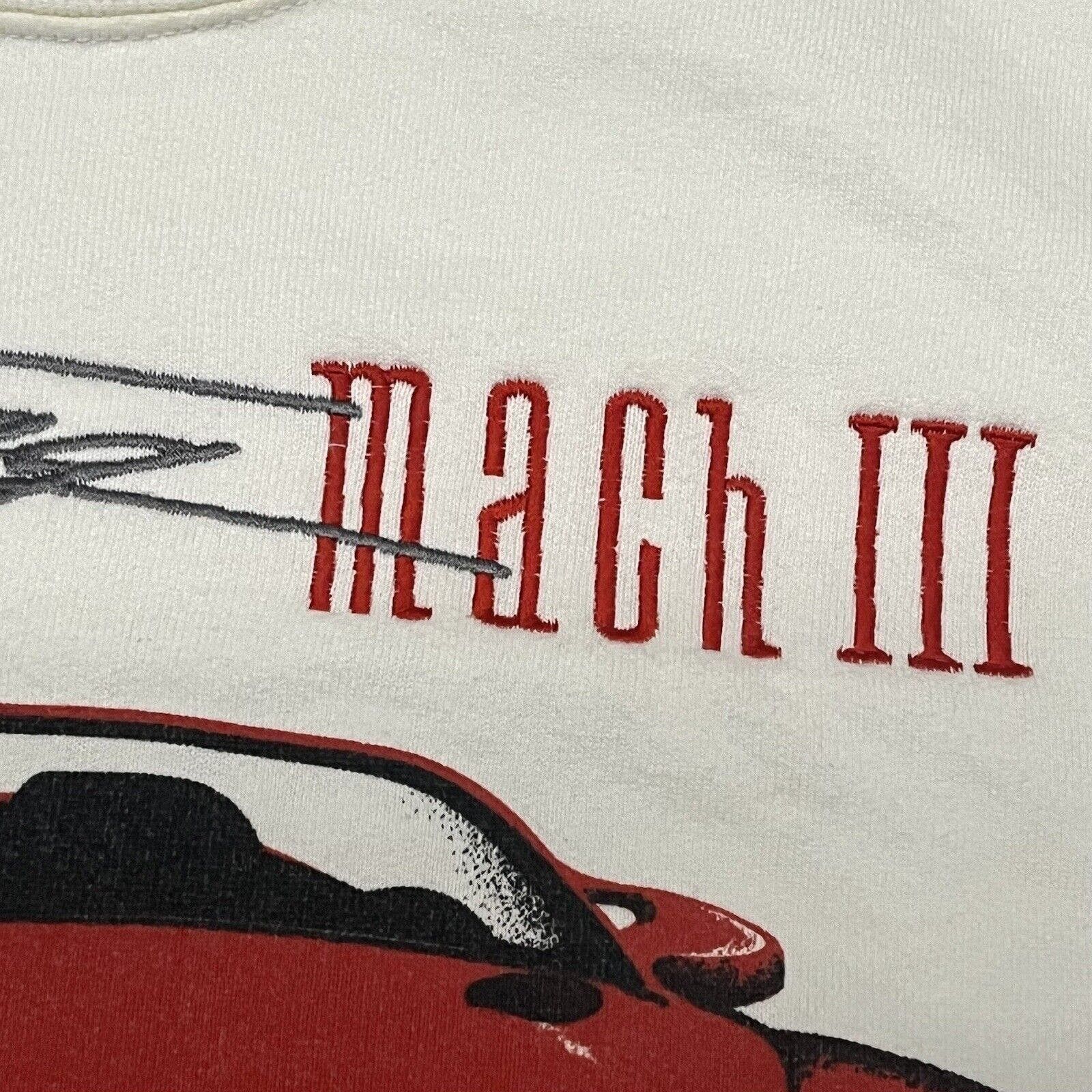 Fruit Of The Loom × Vintage VTG 1990’s FOTL Mach III Mustang Graphic Crewneck Sweater XL Size US XL / EU 56 / 4 - 7 Thumbnail
