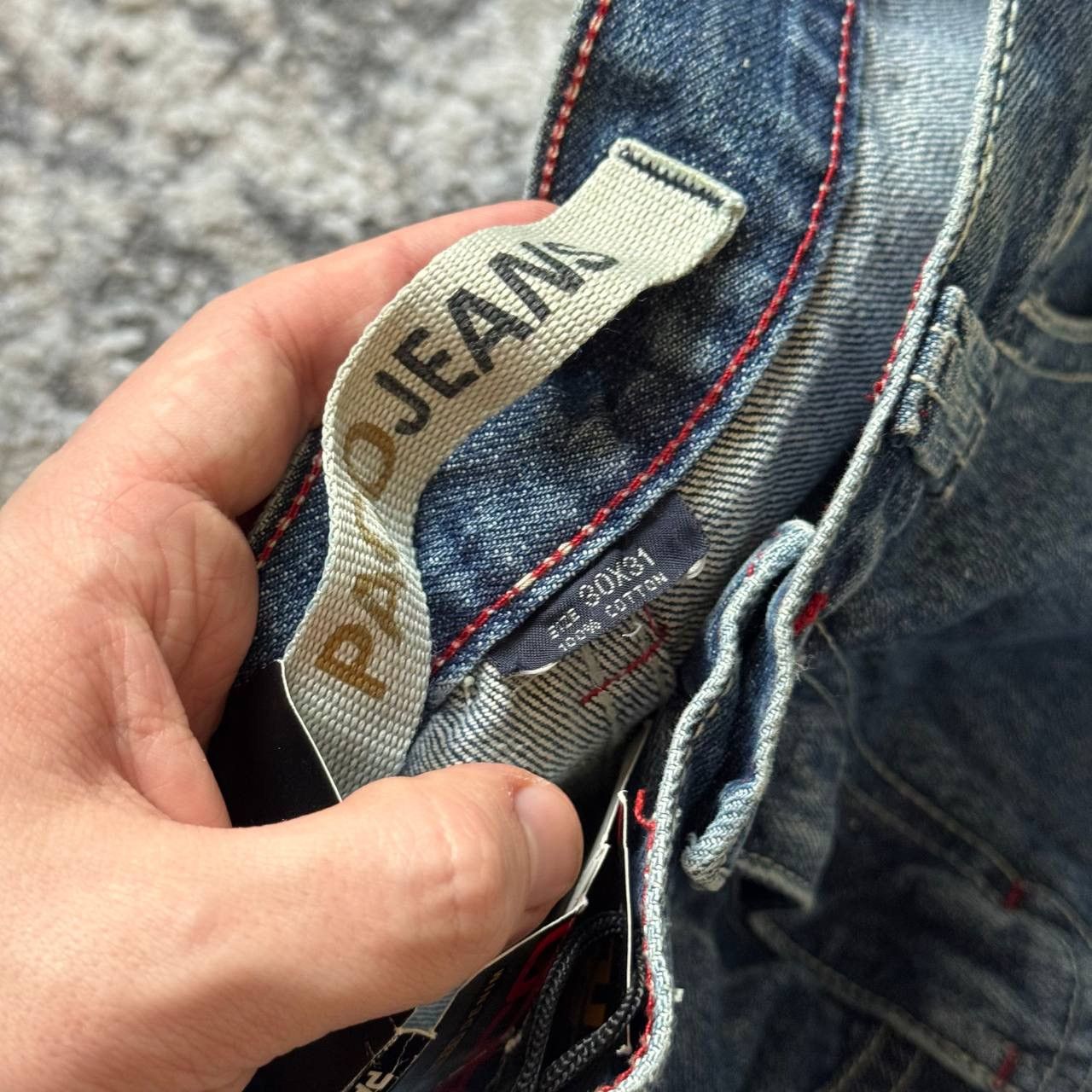 Southpole PACO ULTRA WIDE BAGGY STONE WASH Y2K JNCO RETRO DENIM JEANS Size US 30 / EU 46 - 9 Thumbnail