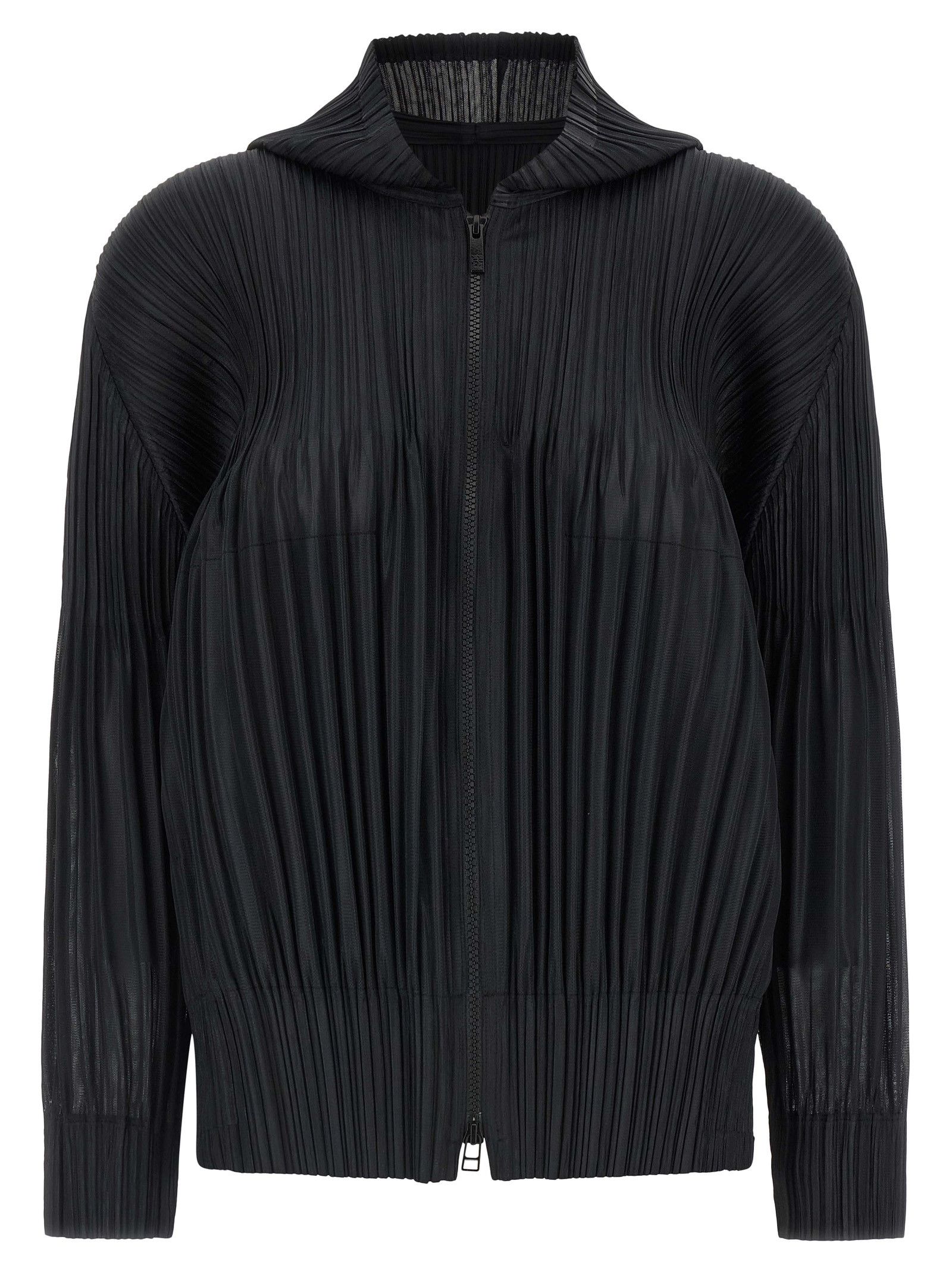 Pleats Please Issey Miyake 'Fluffy Basics' cardigan Size XXL / US 16-18 / IT 52-54 - 1 Thumbnail