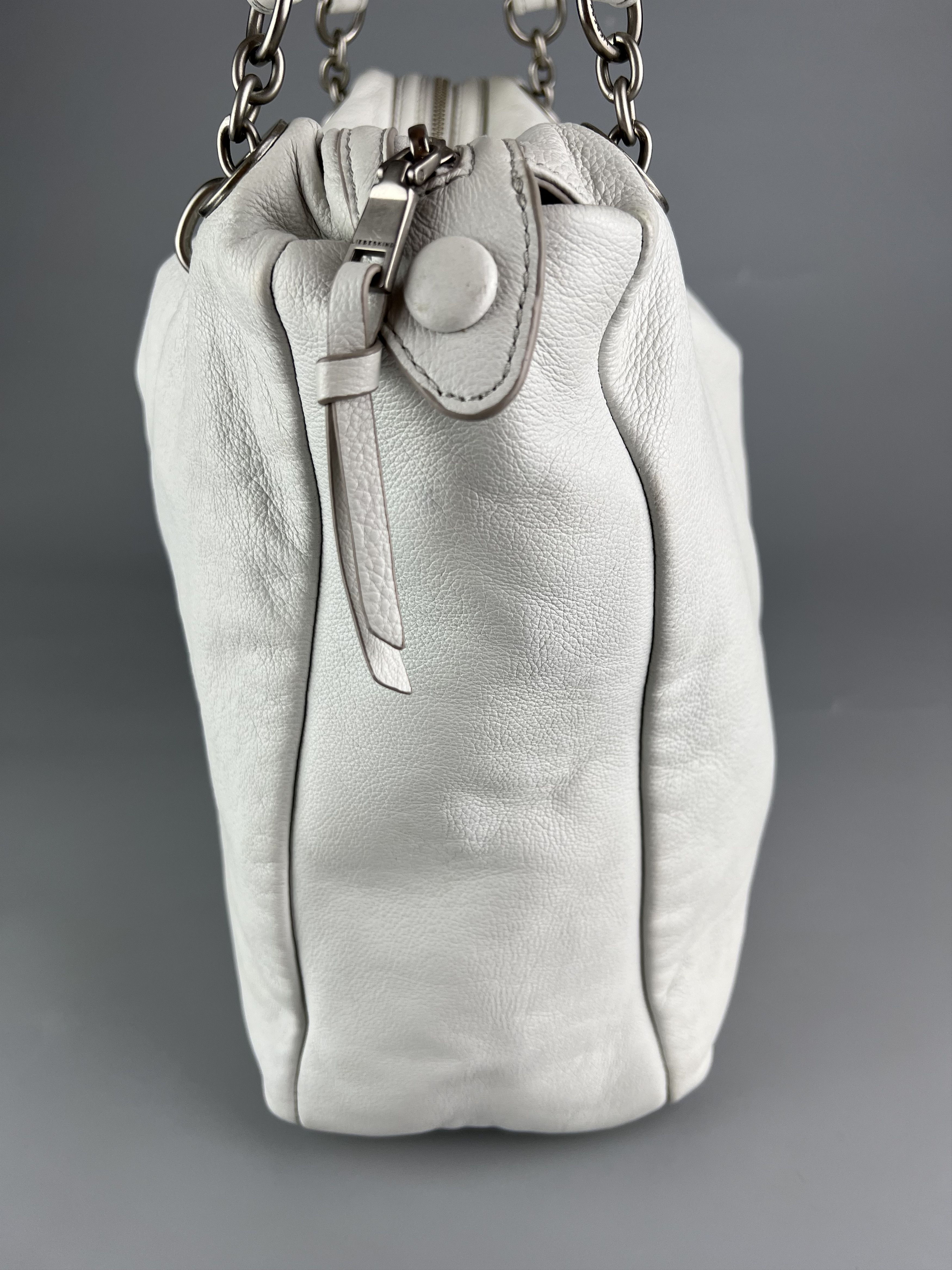 LIEBESKIND BERLIN Liebeskind Berlin White Leather Shoulder Bag Size ONE SIZE - 3 Thumbnail