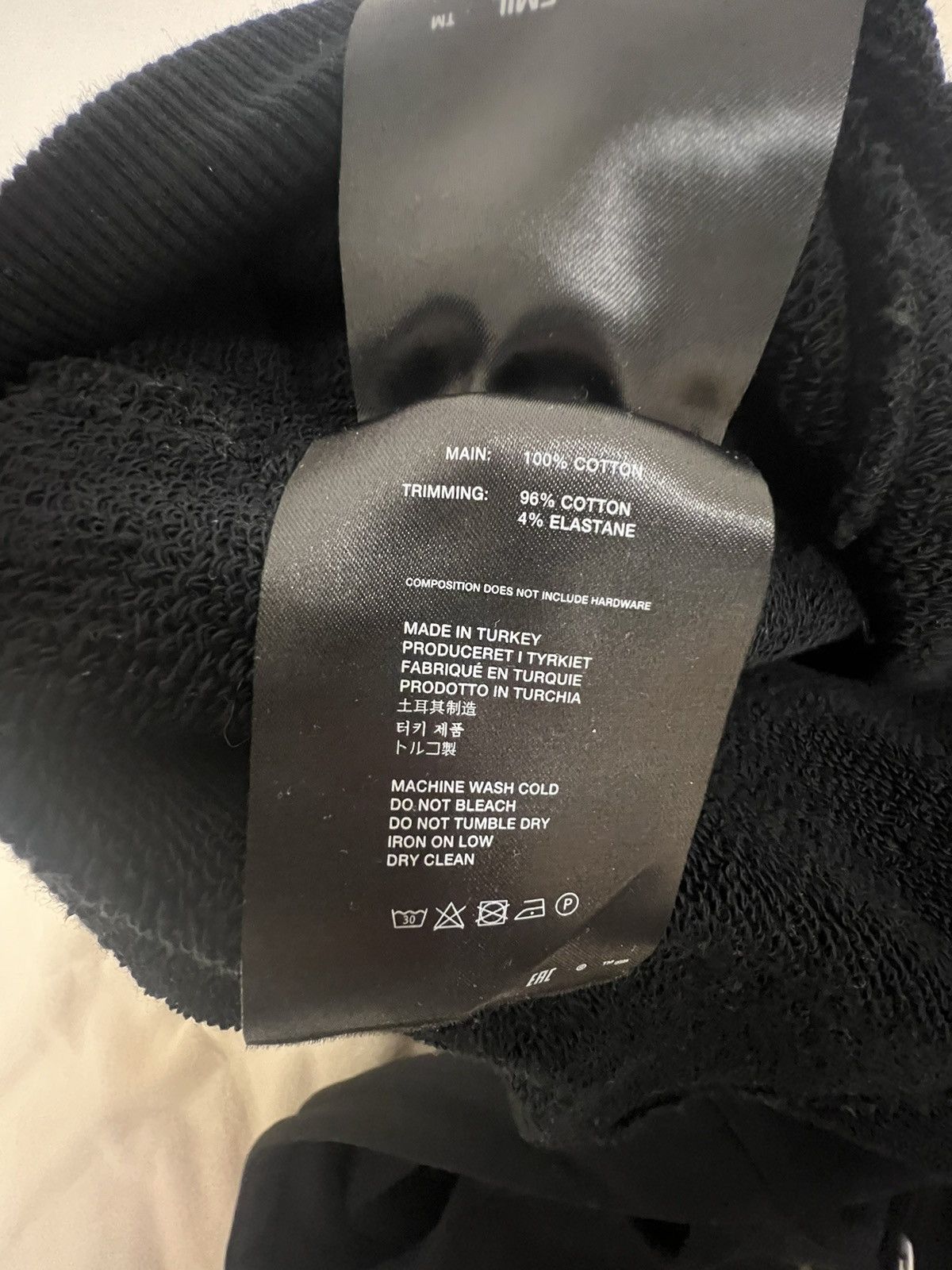 Heliot Emil HELIOT EMIL Black Sequence Zip Hoodie Size US L / EU 52-54 / 3 - 8 Thumbnail