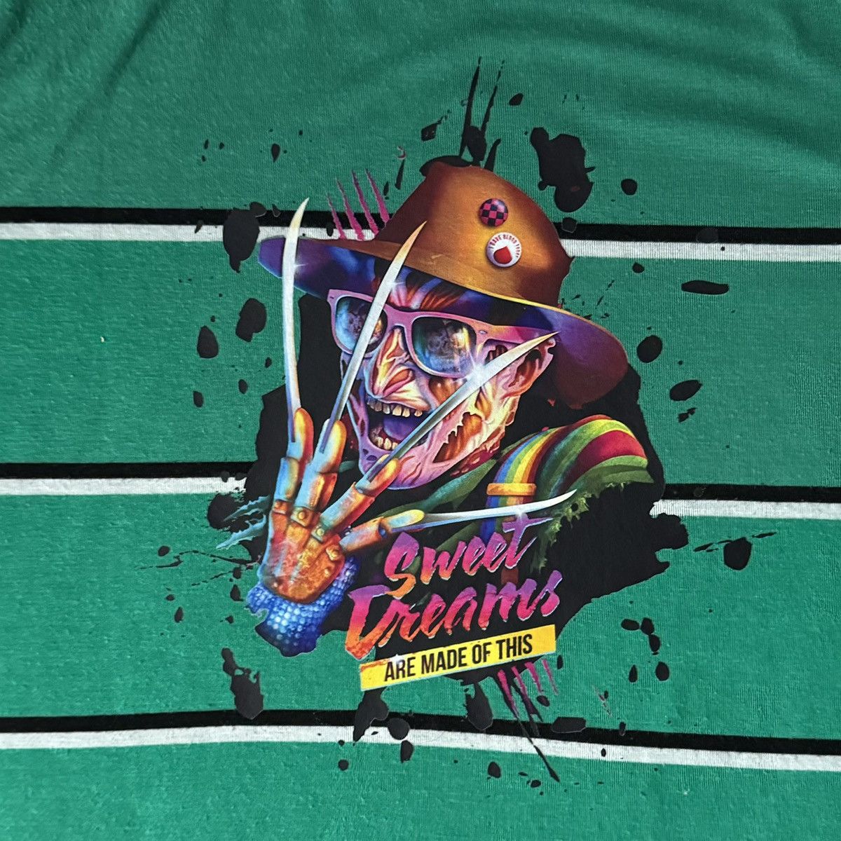 Vintage Freddy, Sweet Dreams, Y2K, Upcycled, Short Sleeve Tee Size M / US 6-8 / IT 42-44 - 8 Thumbnail