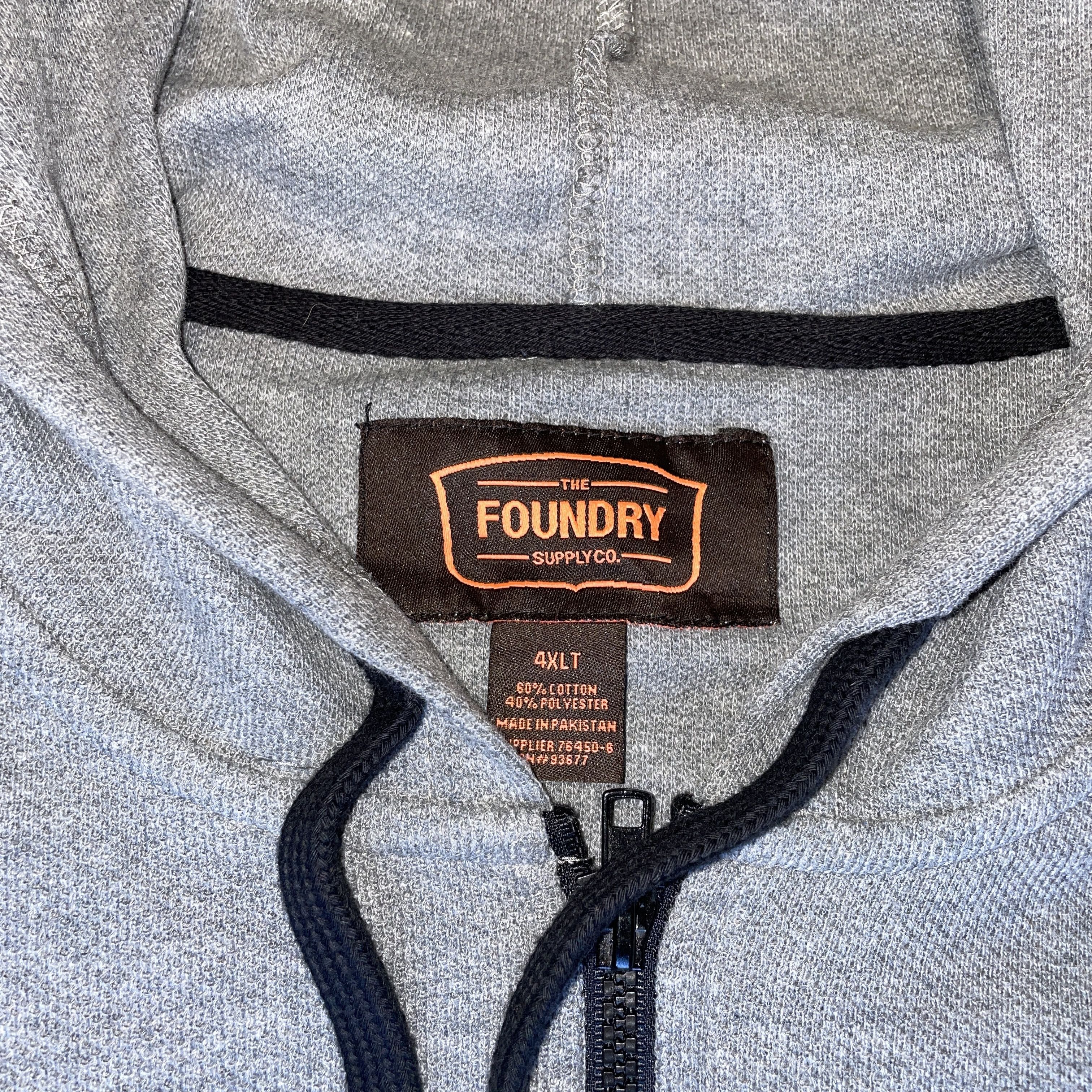 Vintage Foundry Foundry Men's Hooded Sweatshirt Large Size 4 Xlt - New Size US XXL / EU 58 / 5 - 2 Thumbnail