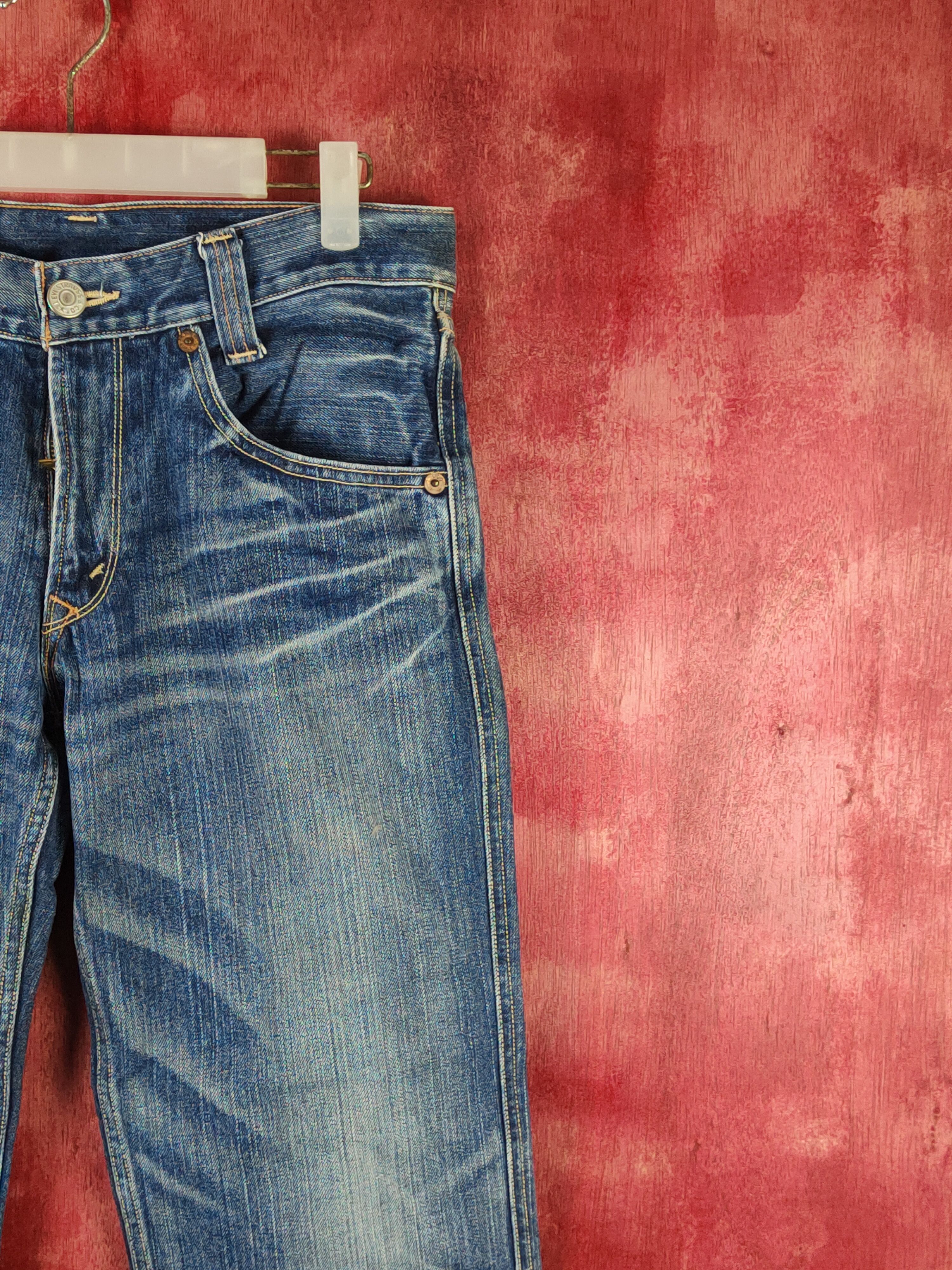 Levi's Levi's Blue Distressed Ripped denim Jeans #S1826 Size US 31 - 5 Thumbnail