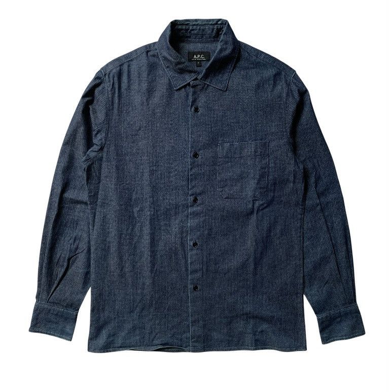 A.P.C. Denim workwear shirt made in japan Size US M / EU 48-50 / 2 - 1 Thumbnail