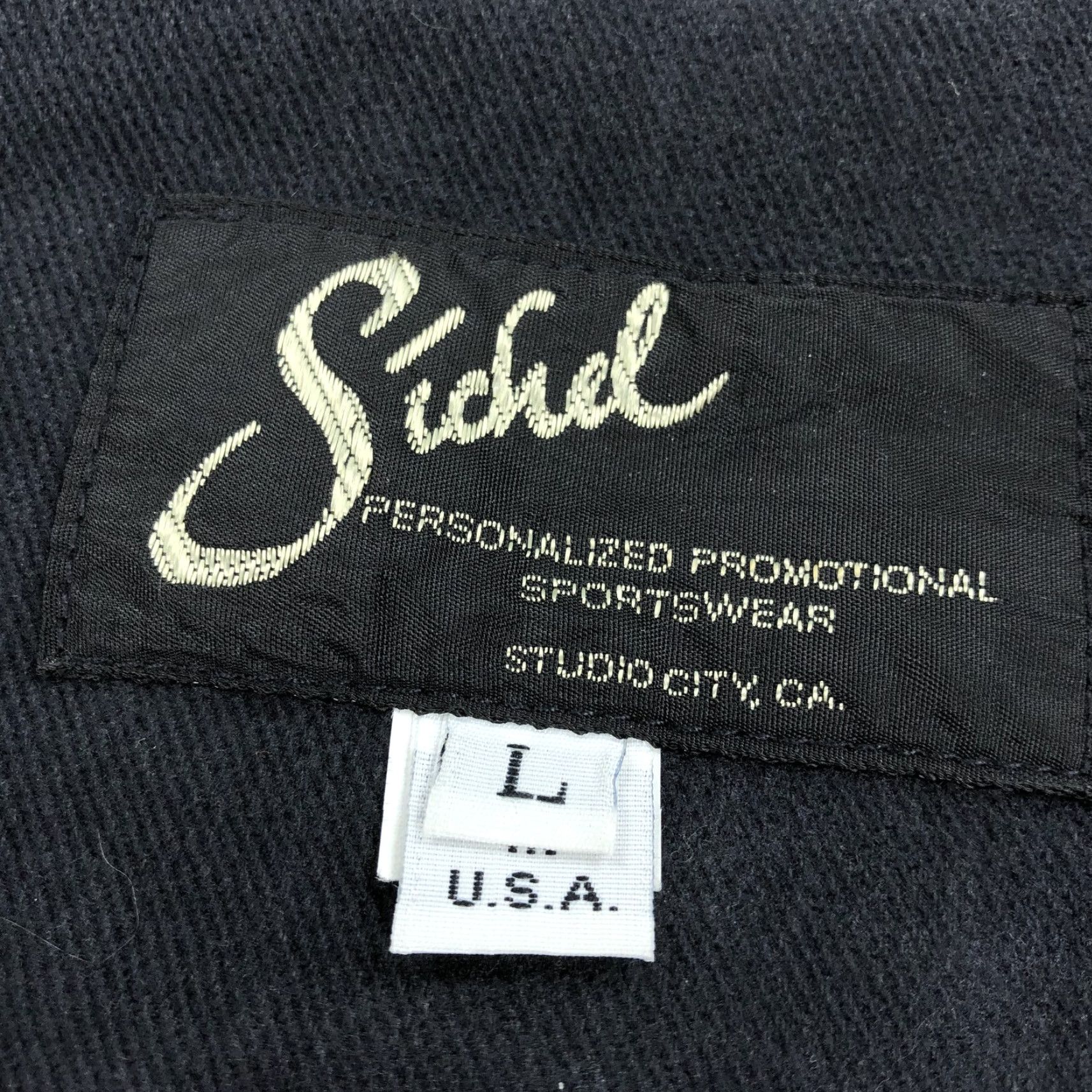 Vintage VINTAGE Sichel Black Canvas Leather Collar Full Zip Workwear Jacket Coat Men L Black Canvas Leather Collar Full Zip Work Jacket Socks? Size US L / EU 52-54 / 3 - 3 Thumbnail