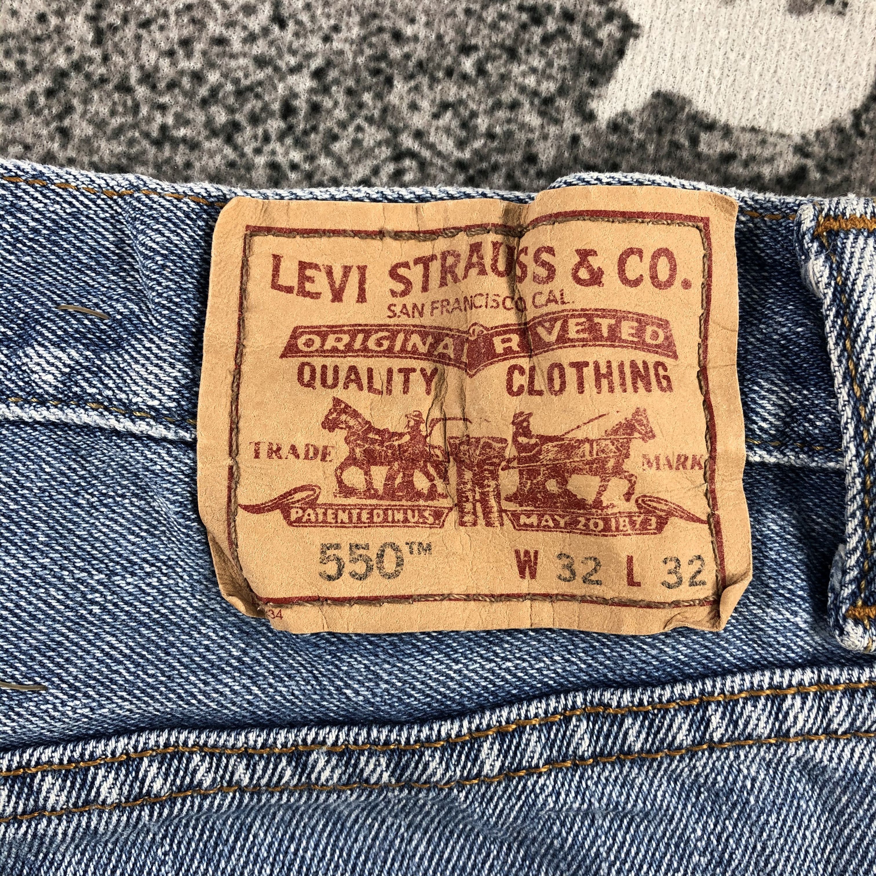 Levi's Vintage Levis 550 Jeans Medium Wash Denim KJ1091 Size US 32 / EU 48 - 5 Thumbnail