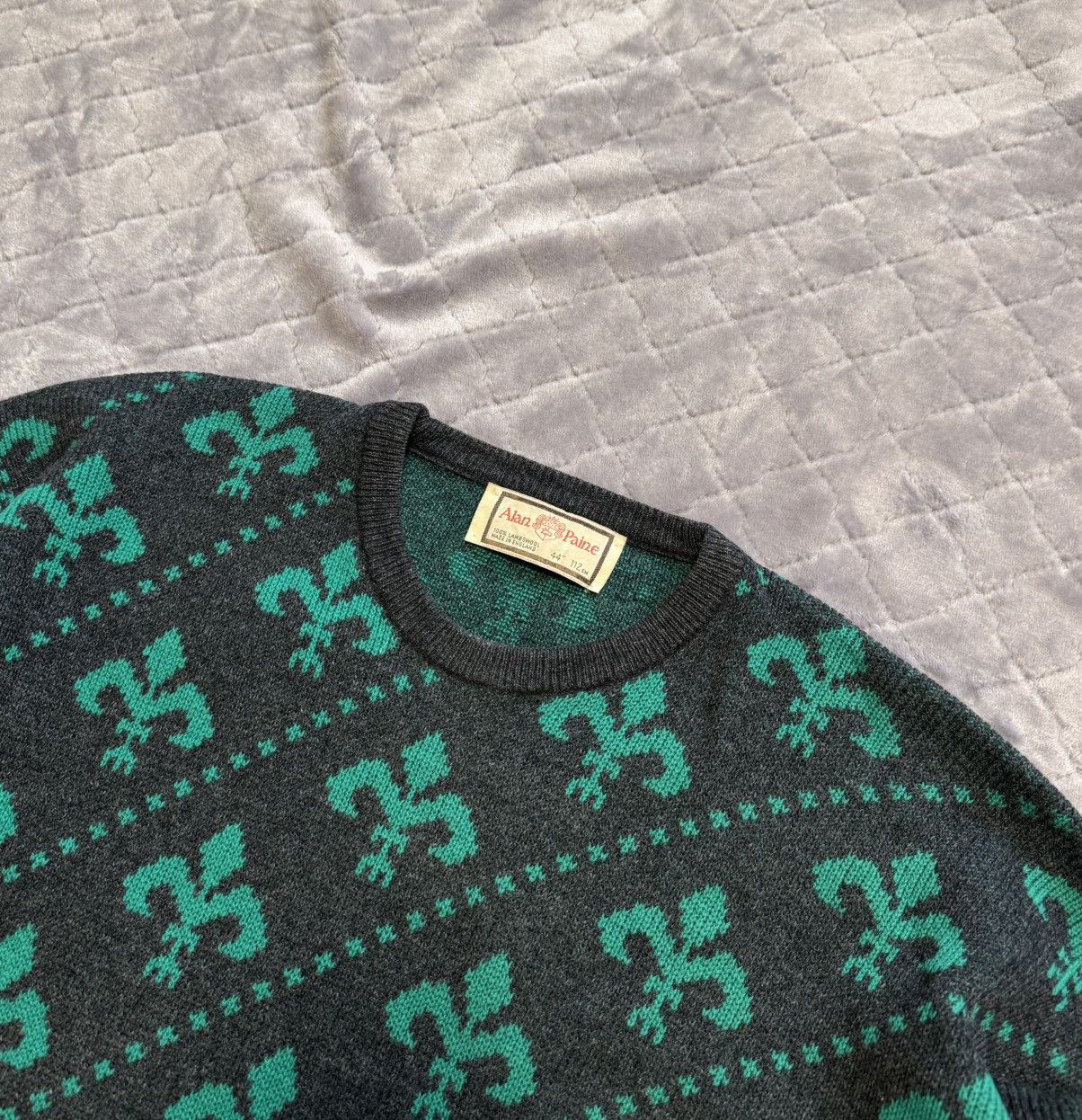 Japanese Brand × Vintage Vintage Alan Paine Wool Knitwear Sweater Size US L / EU 52-54 / 3 - 5 Thumbnail