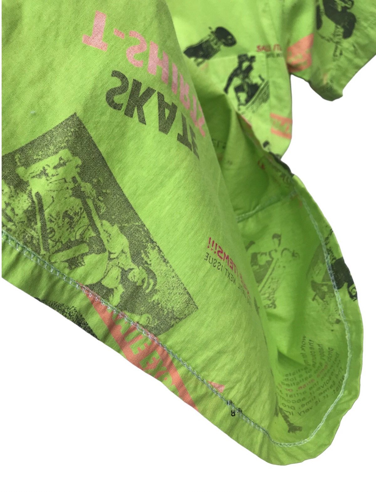 Vintage Vintage Overprinted Skate Button Down Altered Shirt Size US S / EU 44-46 / 1 - 13 Thumbnail