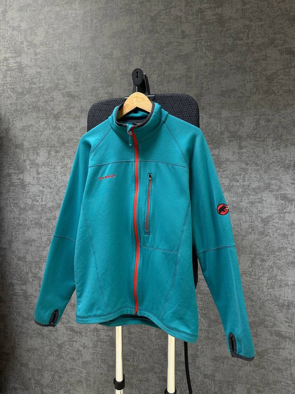 Mammut × Vintage Vintage Mammut Polartec Outdoor Zip Hoodie Big Logo Size US XL / EU 56 / 4 - 4 Thumbnail